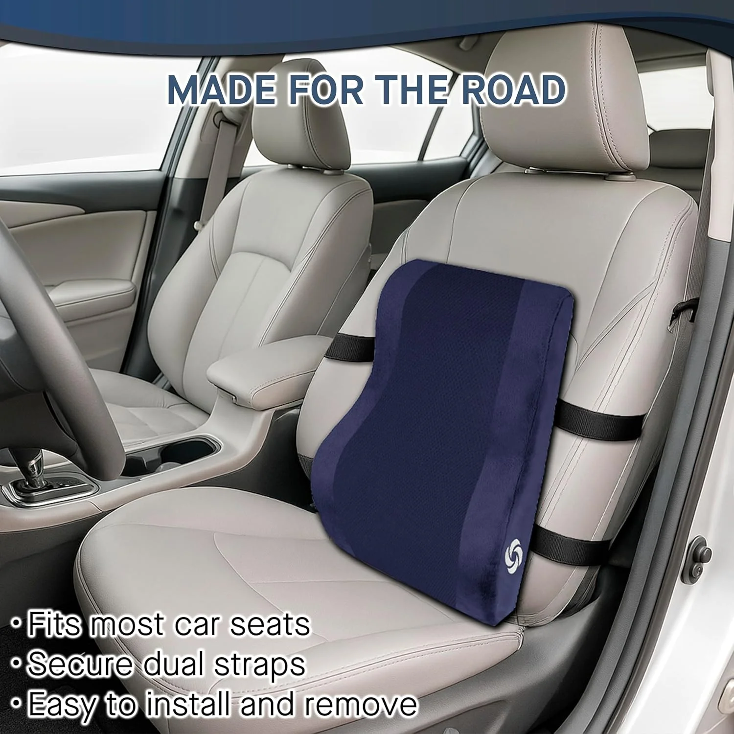 بالشتک طبی کمری ارگونومیک سامسونیت برای صندلی اداری و صندلی خودرو - بالشتک کمری فوم حافظه دار، پشتیبانی عالی از صندلی برای تسکین درد کمر و استفاده چند منظوره (سرمه ای) بالشتک طبی کمری ارگونومیک سامسونیت برای صندلی اداری و صندلی خودرو - بالشتک کمری فوم حافظه دار، پشتیبانی عالی از صندلی برای تسکین درد کمر و استفاده چند منظوره (سرمه ای)