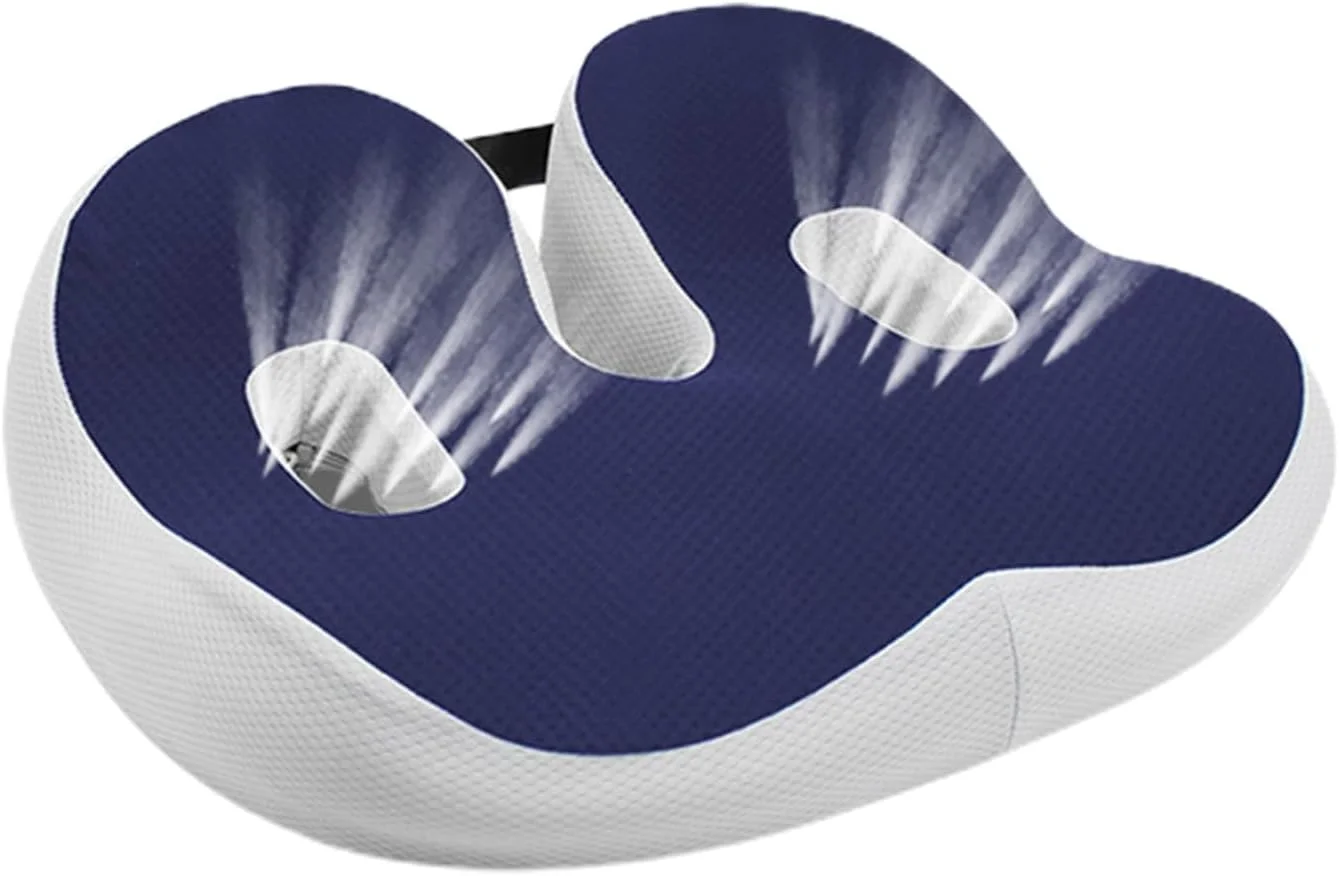 بالشتک فوم صندلی | بالشتک صندلی خودرو و منزل با طراحی برش خورده - پد اصلاحی برای ساعات طولانی نشستن برای کار و مطالعه