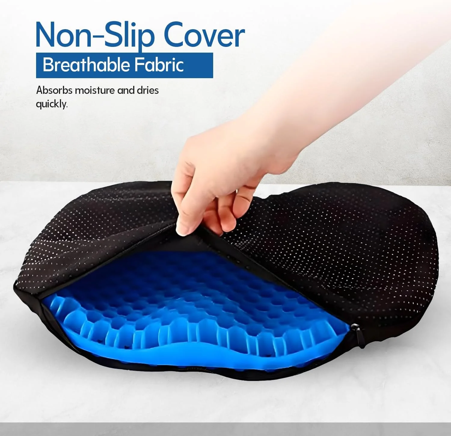 بالشتک ژله ای صندلی شیزونا - پد ژله ای خنک کننده لانه زنبوری برای راحتی، کاهش فشار و توزیع وزن، ایده آل برای خانه، دفتر، ماشین، ویلچر، تهویه، رفع فشار و پشتیبانی از وضعیت بدنی بهتر بالشتک ژله ای صندلی شیزونا - پد ژله ای خنک کننده لانه زنبوری برای راحتی، کاهش فشار و توزیع وزن، ایده آل برای خانه، دفتر، ماشین، ویلچر، تهویه، رفع فشار و پشتیبانی از وضعیت بدنی بهتر