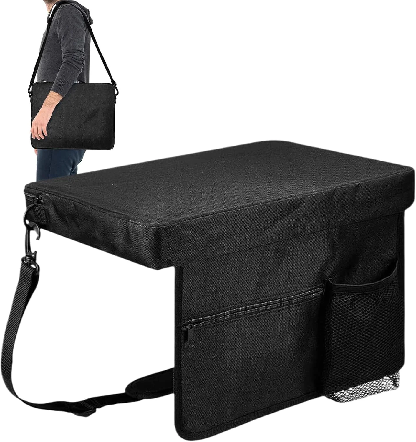 بالشتک صندلی استادیوم - بالشتک قابل حمل صندلی تماشاچی، پد صندلی برای پشتیبانی از نشیمنگاه با جا لیوانی برای کودکان و بزرگسالان در فضای باز، کوله گردی، ورزش، تعطیلات، کمپینگ، مسافرت و رویدادها بالشتک صندلی استادیوم - بالشتک قابل حمل صندلی تماشاچی، پد صندلی برای پشتیبانی از نشیمنگاه با جا لیوانی برای کودکان و بزرگسالان در فضای باز، کوله گردی، ورزش، تعطیلات، کمپینگ، مسافرت و رویدادها