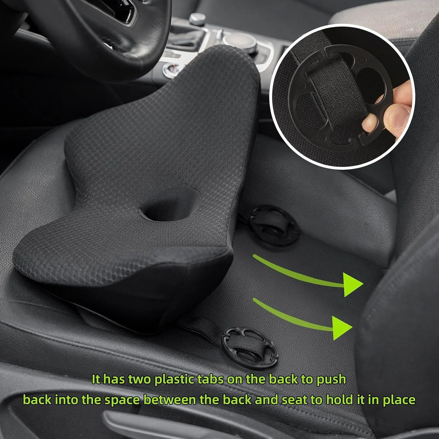 بالشتک پشتیبانی کمری برای خودرو، بالشتک فوم حافظهدار 2 در 1 برای پشتیبانی از کمر، پرکننده صندلی گود و بالشتک تسکین درد سیاتیک، بالشتک پشتیبانی کمر برای خودرو، صندلی اداری، ویلچر (47x18x21 سانتیمتر) بالشتک پشتیبانی کمری برای خودرو، بالشتک فوم حافظهدار 2 در 1 برای پشتیبانی از کمر، پرکننده صندلی گود و بالشتک تسکین درد سیاتیک، بالشتک پشتیبانی کمر برای خودرو، صندلی اداری، ویلچر (47x18x21 سانتیمتر)