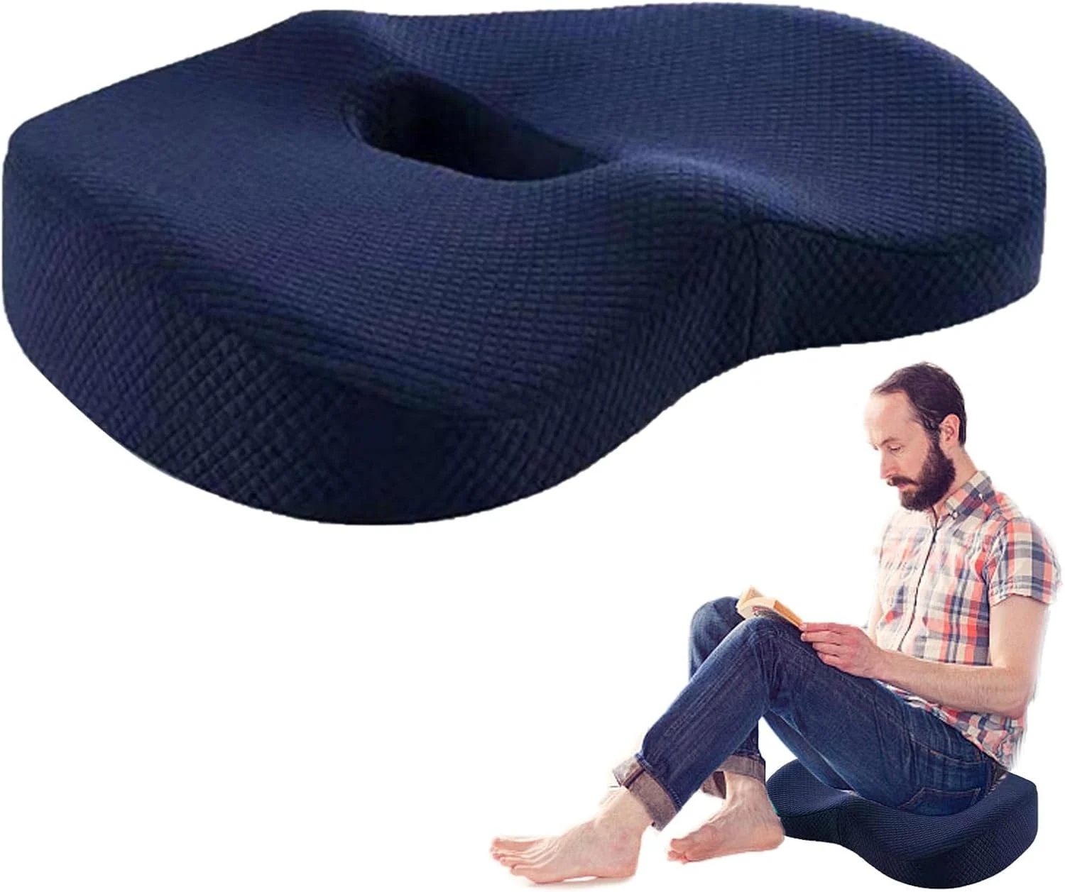 بالشتک نرم برای حمایت از باسن، کوسن صندلی ضخیم و راحت توخالی، بالشتک صندلی برای استفاده طولانی مدت برای صندلی اداری