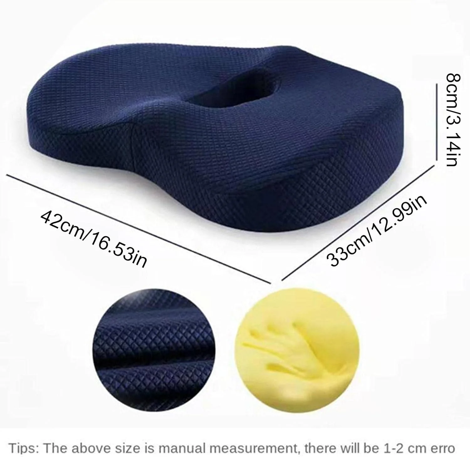 بالشتک نرم برای حمایت از باسن، کوسن صندلی ضخیم و راحت توخالی، بالشتک صندلی برای استفاده طولانی مدت برای صندلی اداری بالشتک نرم برای حمایت از باسن، کوسن صندلی ضخیم و راحت توخالی، بالشتک صندلی برای استفاده طولانی مدت برای صندلی اداری