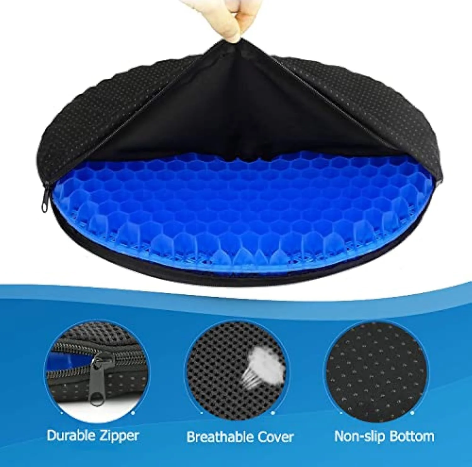 بالشتک دوناتی برای درد دنبالچه، بالشتک ژلهای صندلی، بالشتک تسکین هموروئید، بالشتک صندلی میز برای تسکین درد، بالشتک ژلهای لانه زنبوری قابل تنفس برای صندلی اداری و خودرو برای زخم بستر و سیاتیک بالشتک دوناتی برای درد دنبالچه، بالشتک ژلهای صندلی، بالشتک تسکین هموروئید، بالشتک صندلی میز برای تسکین درد، بالشتک ژلهای لانه زنبوری قابل تنفس برای صندلی اداری و خودرو برای زخم بستر و سیاتیک