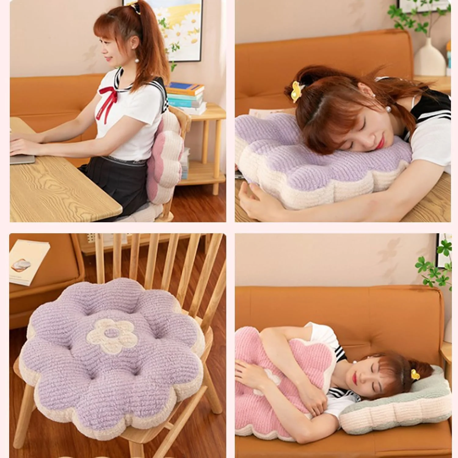 بالشتک ضخیم صندلی و پشتی تزویق، بالشتک زمینی 40 سانتی متری، مخمل قهوه ای، بالشتک مربعی ضد لغزش و تنفسی برای مدیتیشن، مطالعه، تاتامی، دفتر کار خانگی