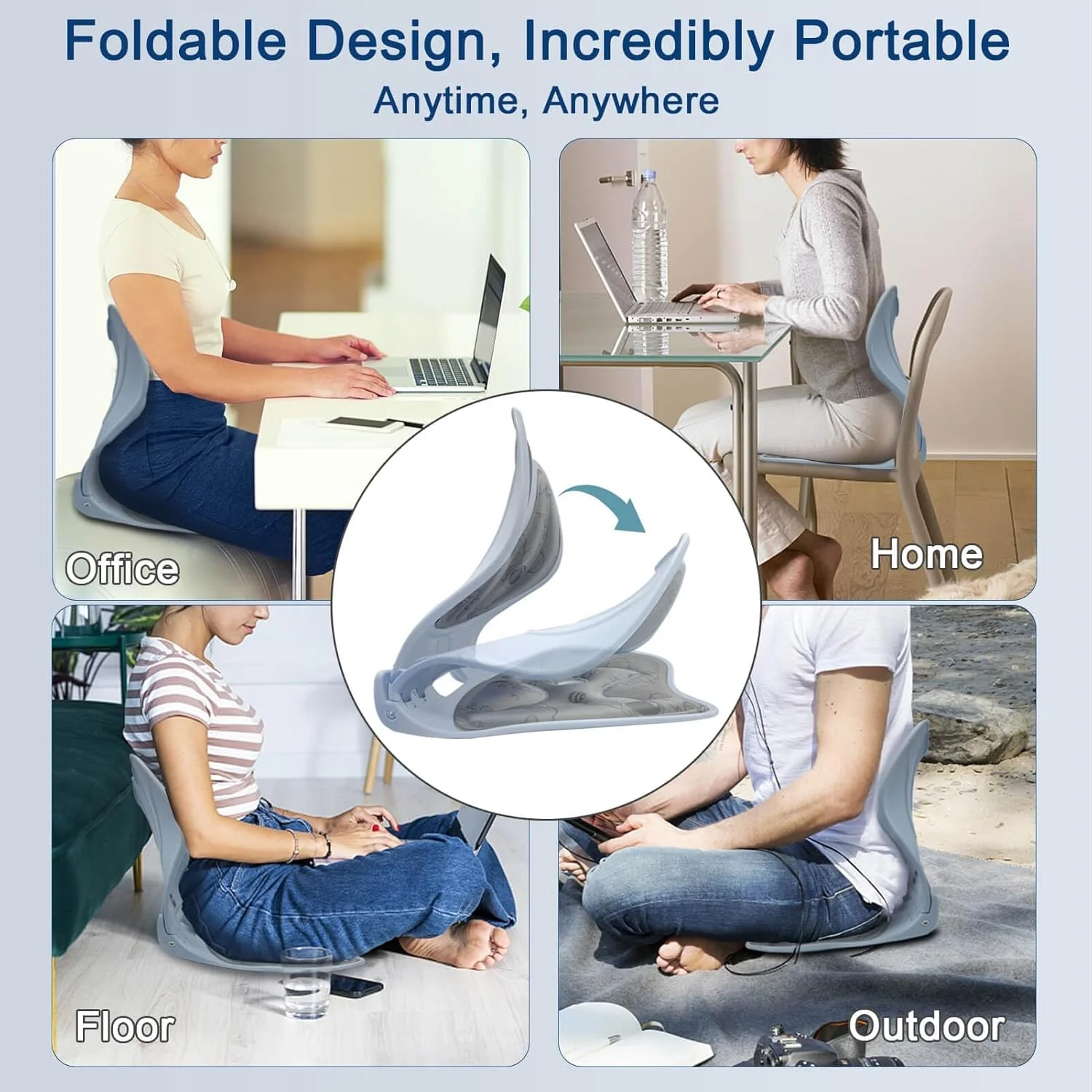 بالش طبی تکیهگاه کمر تریفی، اصلاحکننده وضعیت بدنی تاشو، پشتیبانی ارگونومیک کمر برای صندلی اداری، تسکین درد کمر، وسیله رفع فشار ستون فقرات برای صندلی میز، تخت و زمین (خاکستری) بالش طبی تکیهگاه کمر تریفی، اصلاحکننده وضعیت بدنی تاشو، پشتیبانی ارگونومیک کمر برای صندلی اداری، تسکین درد کمر، وسیله رفع فشار ستون فقرات برای صندلی میز، تخت و زمین (خاکستری)