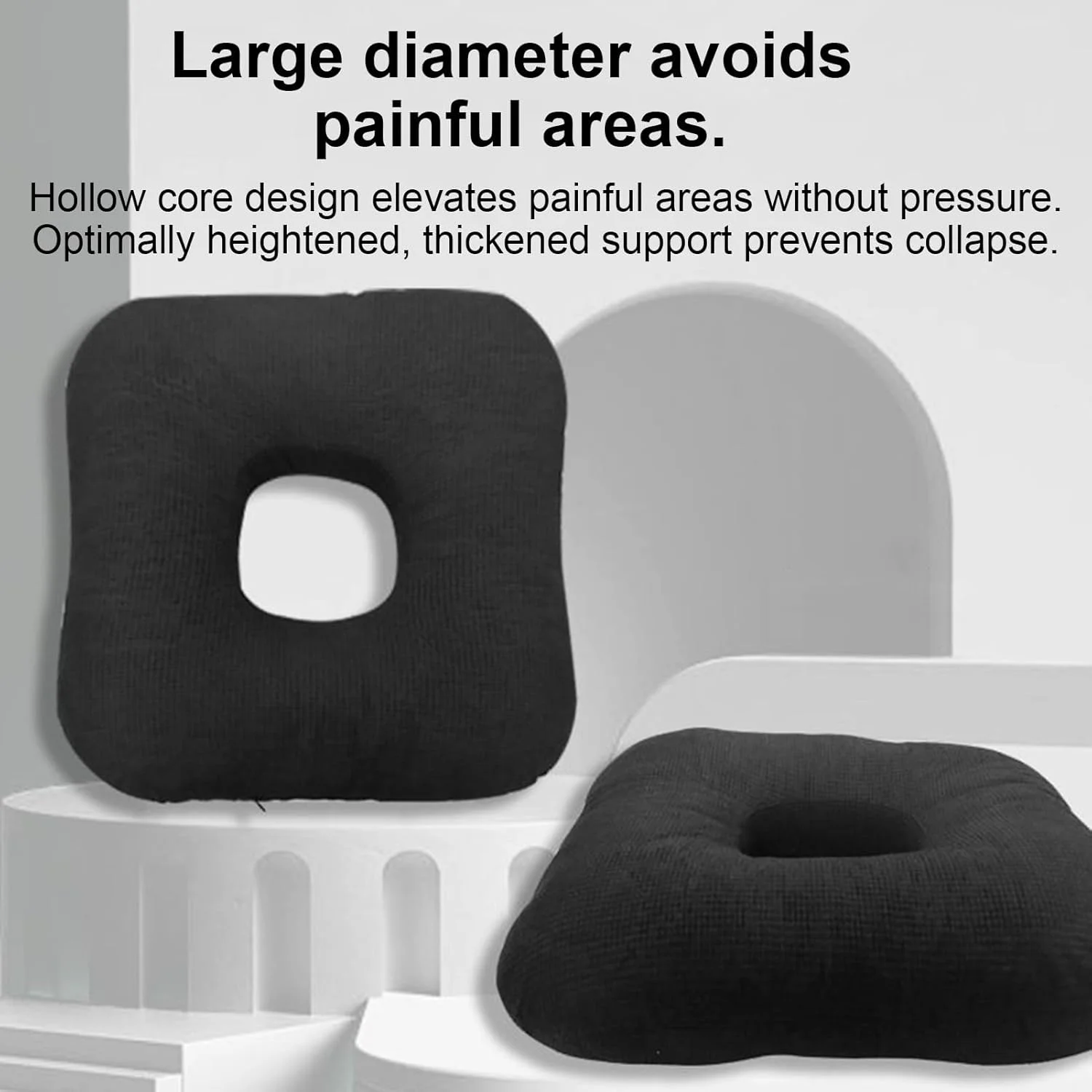 بالشتک صندلی دوناتی | پد صندلی راحت برای رفت و آمد با ماشین، سفرهای طولانی، مطالعه، اتاق نشیمن و رویدادهای فضای باز بالشتک صندلی دوناتی | پد صندلی راحت برای رفت و آمد با ماشین، سفرهای طولانی، مطالعه، اتاق نشیمن و رویدادهای فضای باز