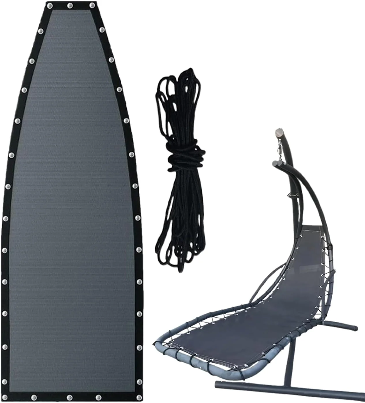 پارچه جایگزین صندلی آویز - روکش صندلی یدکی صندلی آویز، روکش جایگزین مقاوم در برابر سایش برای پاسیو، باغ، بالکن، حیاط - مناسب فضای باز