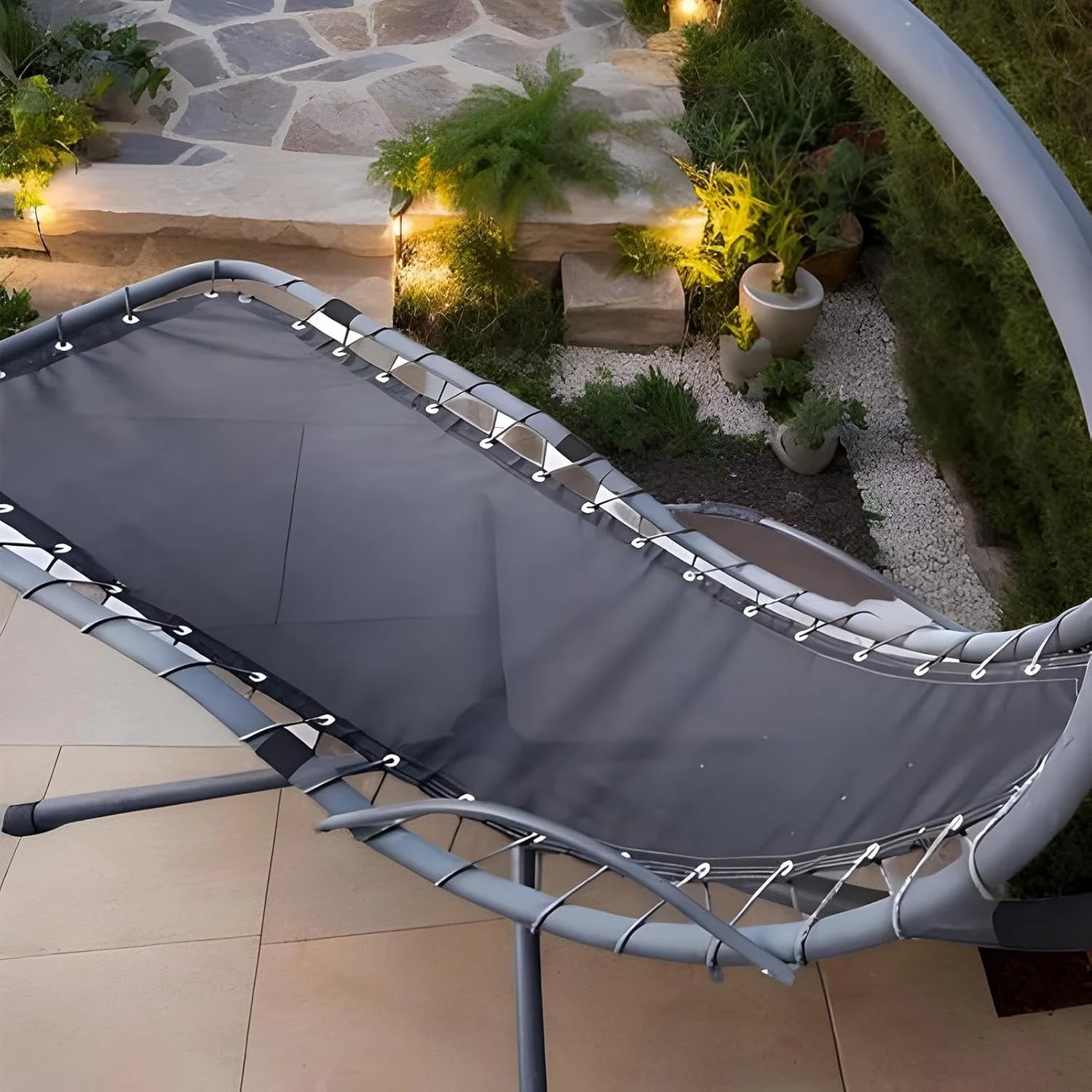 پارچه جایگزین صندلی آویز - روکش صندلی یدکی صندلی آویز، روکش جایگزین مقاوم در برابر سایش برای پاسیو، باغ، بالکن، حیاط - مناسب فضای باز