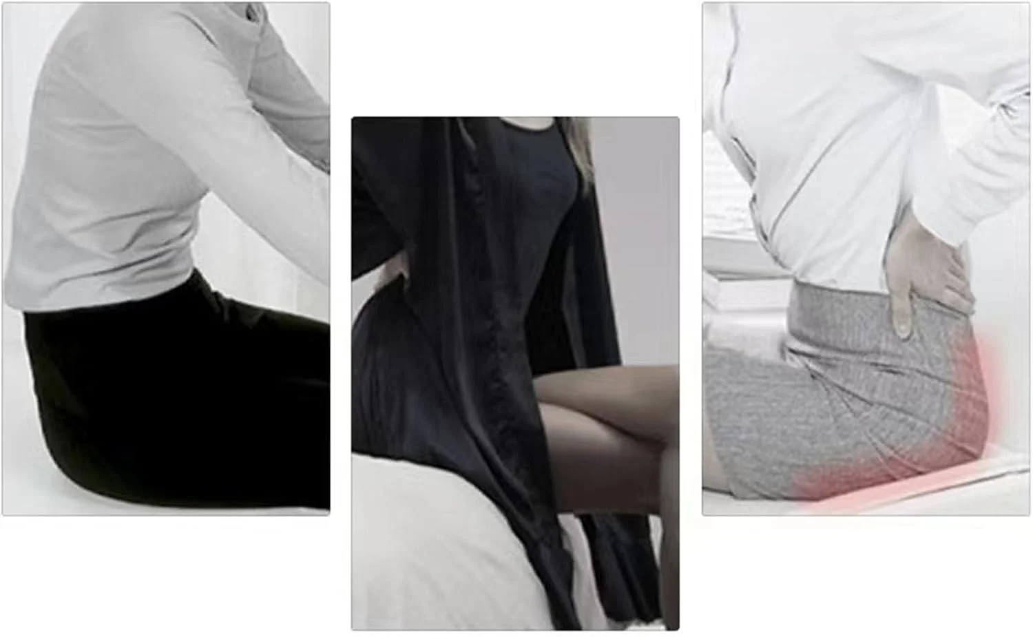 بالشتک صندلی مموری فوم تزویق، پشتی، بالشتک یکپارچه، مناسب دانشجویان، صندلی اداری، بالشتک نشیمنگاه خودرو، خاکستری و مشکی بالشتک صندلی مموری فوم تزویق، پشتی، بالشتک یکپارچه، مناسب دانشجویان، صندلی اداری، بالشتک نشیمنگاه خودرو، خاکستری و مشکی