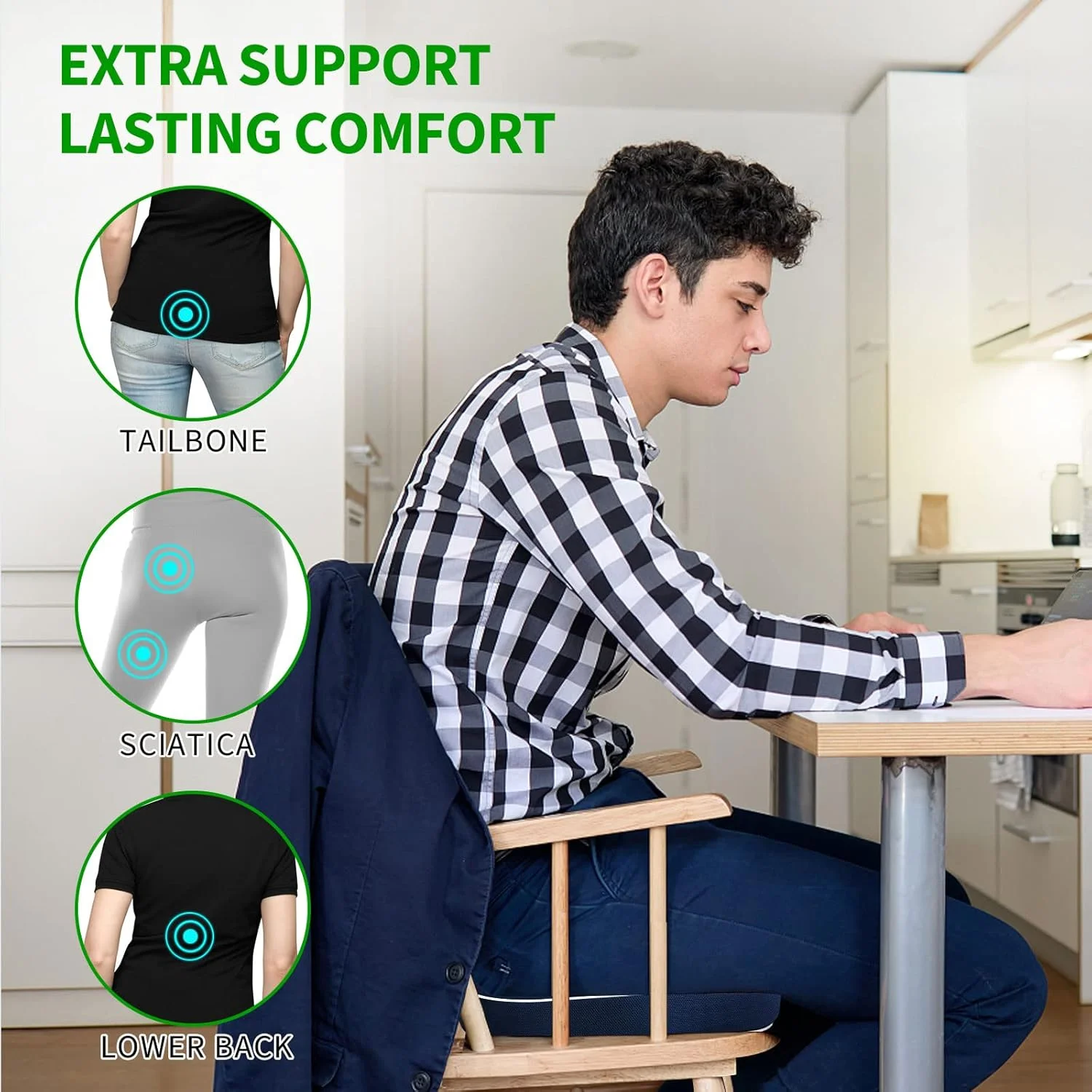 بالشتک دوناتی ممتاز یوربازار برای هموروئید و دنبالچه، بالشتک صندلی مموری فوم برای خانه، صندلی اداری، ماشین، زخم بستر، جراحی ارتوپدی بعد از زایمان، کاهش درد دنبالچه بالشتک دوناتی ممتاز یوربازار برای هموروئید و دنبالچه، بالشتک صندلی مموری فوم برای خانه، صندلی اداری، ماشین، زخم بستر، جراحی ارتوپدی بعد از زایمان، کاهش درد دنبالچه