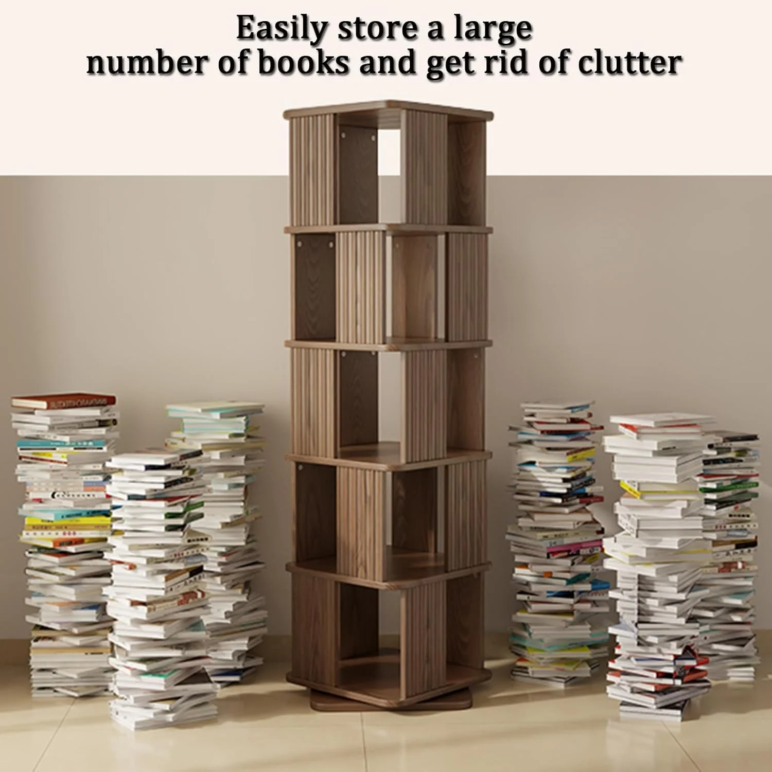 قفسه کتاب چوبی گردان YVYKFZD، برج قفسه کتاب چرخشی 360 درجه، قفسه نگهداری ایستاده، سازمان دهنده قفسه کتاب گوشه مربعی، برای فضای کوچک، اتاق خواب (سفید، 3 طبقه 45x45x99 سانتی متر) قفسه کتاب چوبی گردان YVYKFZD، برج قفسه کتاب چرخشی 360 درجه، قفسه نگهداری ایستاده، سازمان دهنده قفسه کتاب گوشه مربعی، برای فضای کوچک، اتاق خواب (سفید، 3 طبقه 45x45x99 سانتی متر)