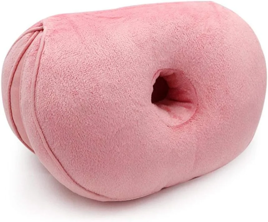 بالشتک صندلی راحتی Volwco، بالشتک دوگانه برای لیفت باسن، چند منظوره، برای کاهش فشار، مناسب برای صندلی ماشین، خانه، دفتر، فوم حافظه 100%