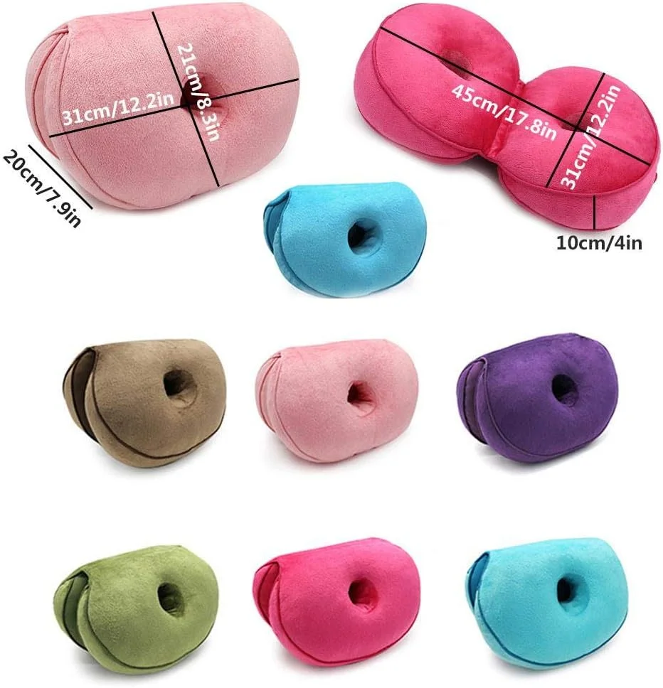 بالشتک صندلی راحتی Volwco، بالشتک دوگانه برای لیفت باسن، چند منظوره، برای کاهش فشار، مناسب برای صندلی ماشین، خانه، دفتر، فوم حافظه 100% بالشتک صندلی راحتی Volwco، بالشتک دوگانه برای لیفت باسن، چند منظوره، برای کاهش فشار، مناسب برای صندلی ماشین، خانه، دفتر، فوم حافظه 100%