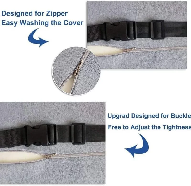 بالشتک صندلی فوم حافظهدار طبی URbazaar، بالشتک دنبالچه ضد لغزش با قسمت زیرین U شکل برای صندلی اداری، ماشین، ویلچر، بالشتک پشتی تنفسی برای تسکین درد دنبالچه سیاتیک (خاکستری) بالشتک صندلی فوم حافظهدار طبی URbazaar، بالشتک دنبالچه ضد لغزش با قسمت زیرین U شکل برای صندلی اداری، ماشین، ویلچر، بالشتک پشتی تنفسی برای تسکین درد دنبالچه سیاتیک (خاکستری)