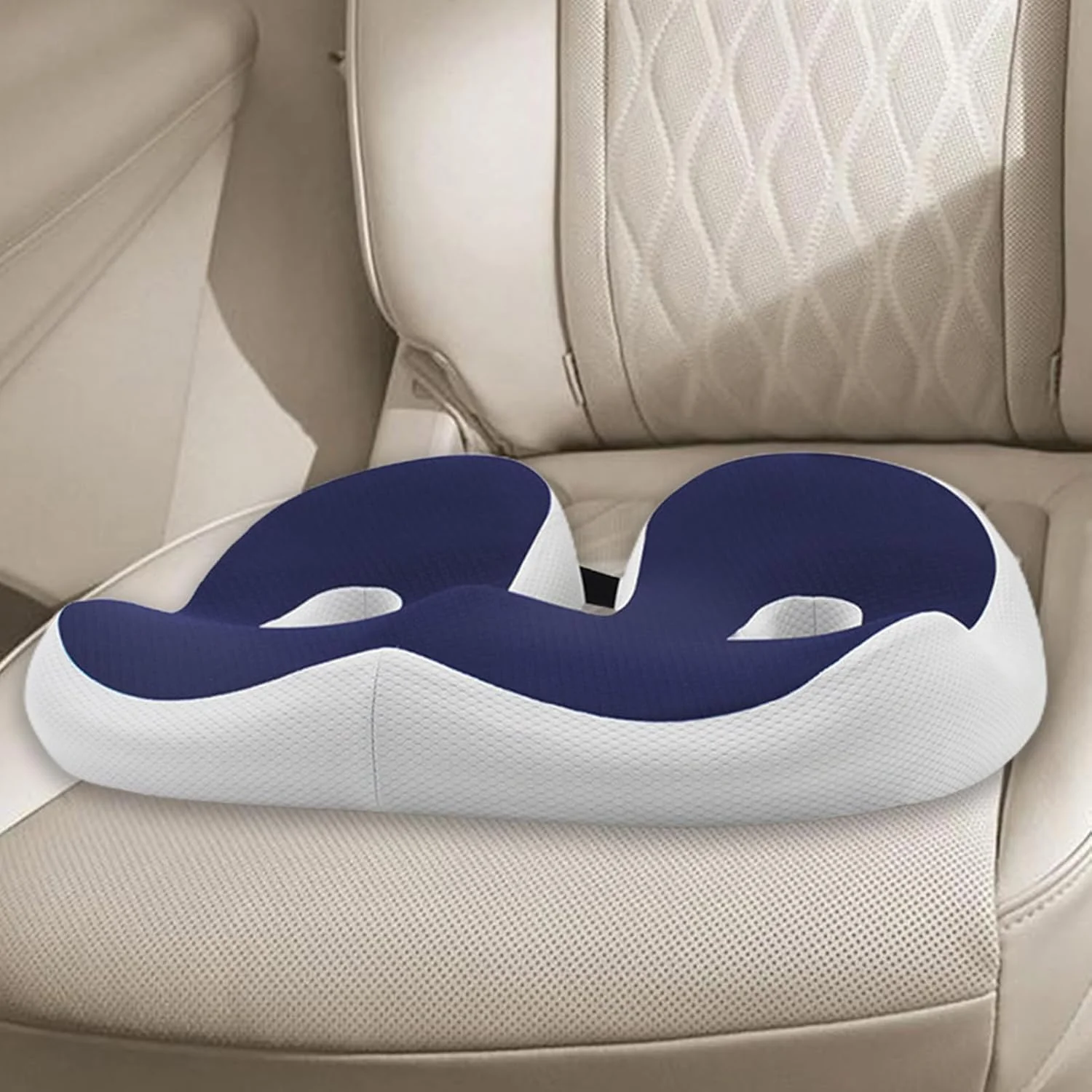 بالشتک صندلی کار | بالشتک فوم صندلی راحت برای خانه و ماشین با طراحی برش خورده | روکش قابل جابجایی برای کارمندان و دانشجویان که ساعات طولانی می نشینند