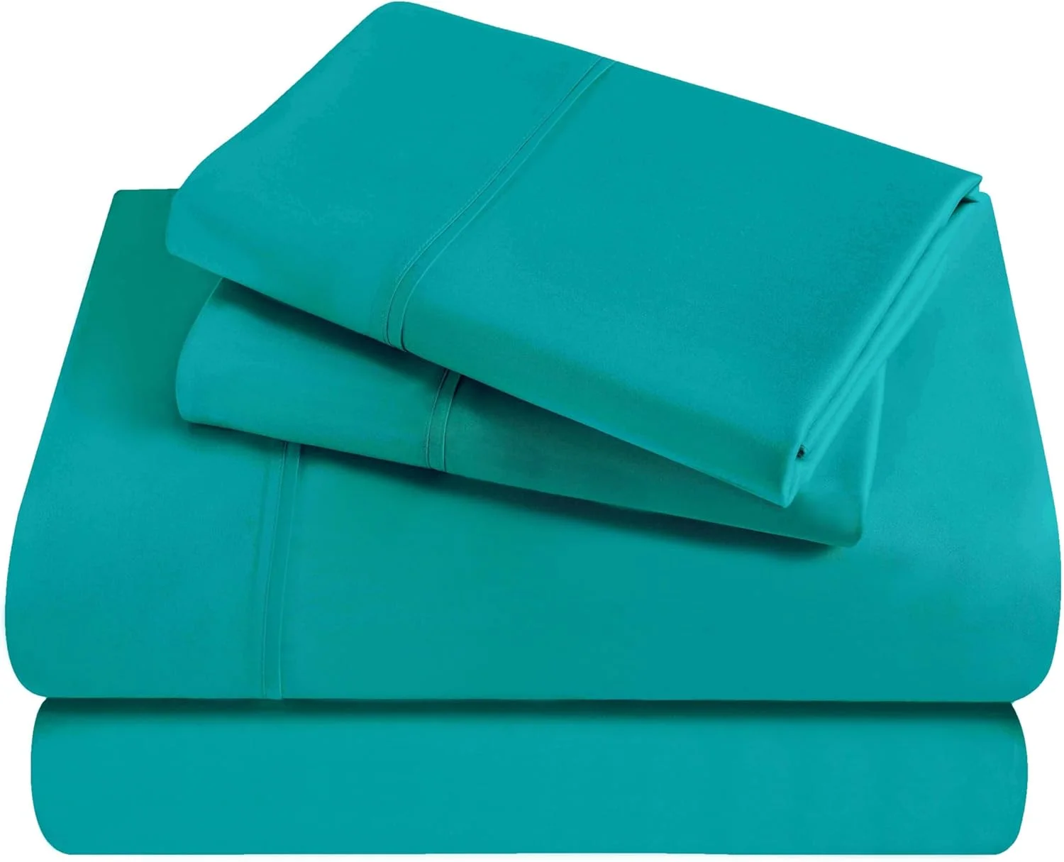 ست ملحفه تخت خواب پنبه مصری ممتاز با تراکم 400، شامل 1 ملحفه کش دار با جیب عمیق الاستیک، 1 ملحفه تخت، 2 روبالشتی، ملحفه های نرم، ملحفه های لوکس، بافت ساتن، سایز کالیفرنیا کینگ، آبی فیروزه ای ست ملحفه تخت خواب پنبه مصری ممتاز با تراکم 400، شامل 1 ملحفه کش دار با جیب عمیق الاستیک، 1 ملحفه تخت، 2 روبالشتی، ملحفه های نرم، ملحفه های لوکس، بافت ساتن، سایز کالیفرنیا کینگ، آبی فیروزه ای