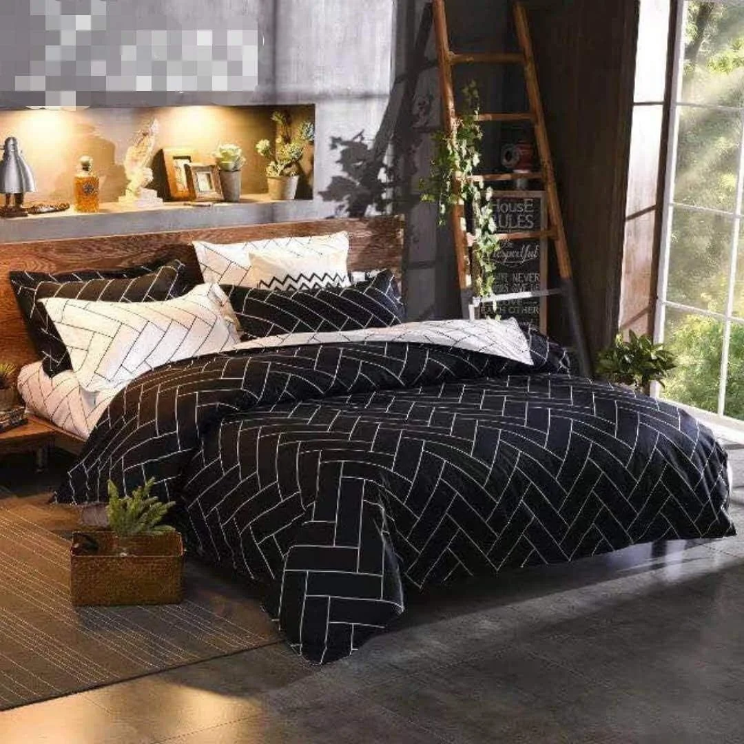 ست ملحفه 6 تکه کینگ سایز پنبه ای 600 نخ، 1 عدد رو لحافی=220x240cm، 1 عدد ملحفه کش دار=250x270cm، 4 عدد روبالشی=50x75cm