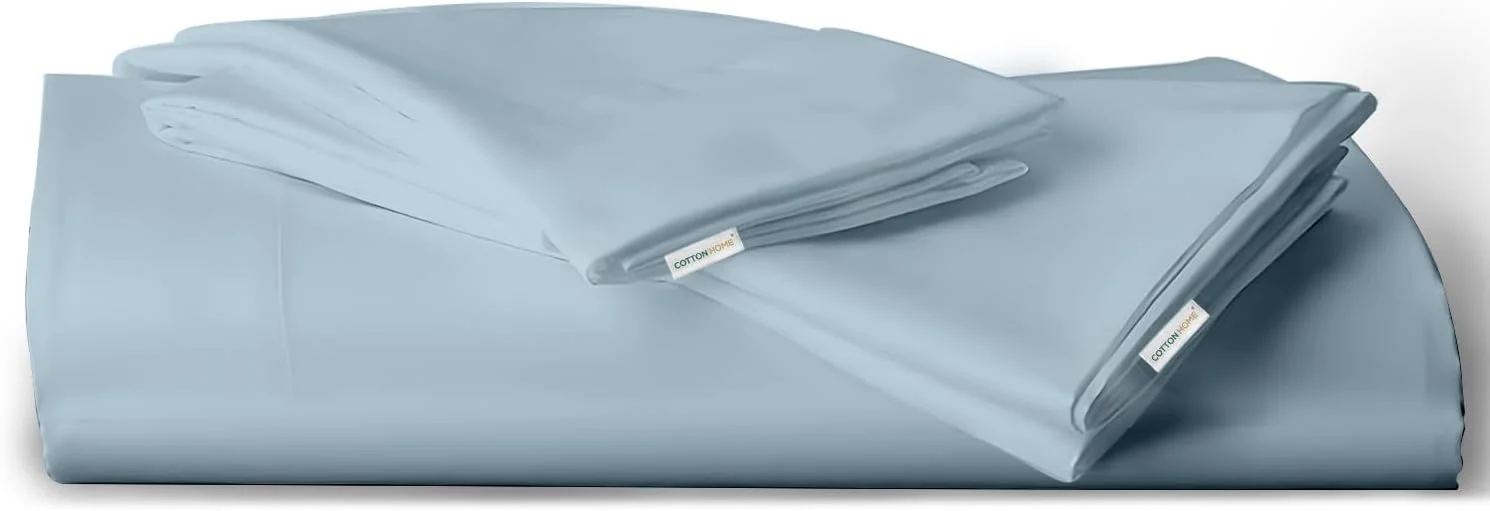 ست ملحفه تخت سه تکه کتان هوم شامل یک ملحفه تخت و دو روبالشتی - 220x240 سانتی متر - آبی متالیک، فوق العاده نرم، بدون چروک، مقاوم در برابر انقباض، با قابلیت نصب آسان و تنفس پذیر برای راحتی طولانی مدت ست ملحفه تخت سه تکه کتان هوم شامل یک ملحفه تخت و دو روبالشتی - 220x240 سانتی متر - آبی متالیک، فوق العاده نرم، بدون چروک، مقاوم در برابر انقباض، با قابلیت نصب آسان و تنفس پذیر برای راحتی طولانی مدت