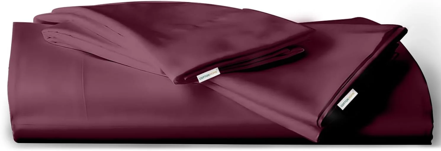 ملحفه تخت سه تکه پنبه ای شامل یک ملحفه و دو روبالشی - 160x220 سانتی متر - رنگ زرشکی، فوق العاده نرم، بدون چروک، مقاوم در برابر انقباض، نصب آسان و تنفس پذیر برای راحتی طولانی مدت ملحفه تخت سه تکه پنبه ای شامل یک ملحفه و دو روبالشی - 160x220 سانتی متر - رنگ زرشکی، فوق العاده نرم، بدون چروک، مقاوم در برابر انقباض، نصب آسان و تنفس پذیر برای راحتی طولانی مدت