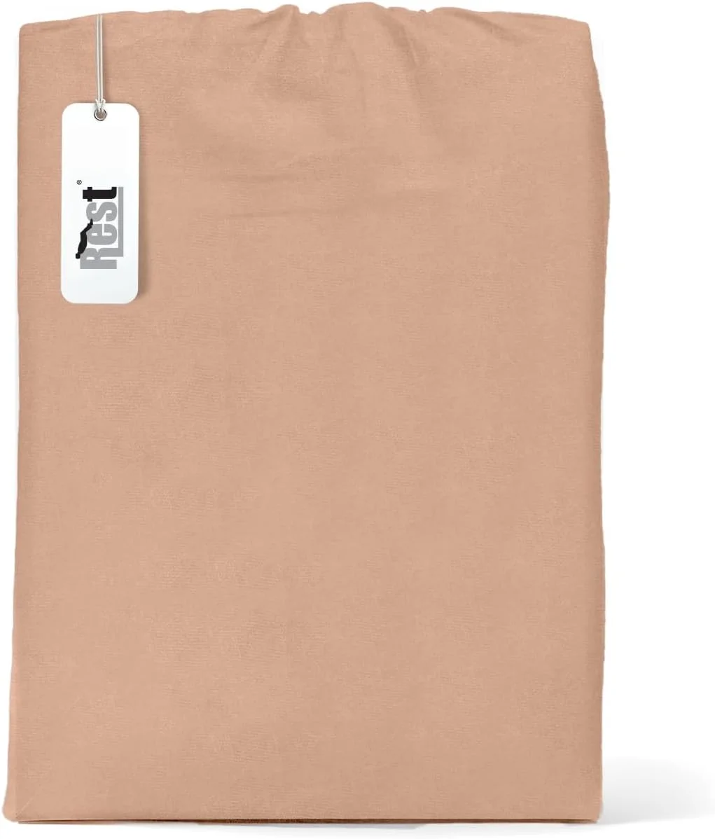 ست ملحفه کش دار نخی خانگی با 2 روبالشتی، بژ، مناسب هتل، نرم، بادوام، مقاوم در برابر چروک، مناسب تمام فصول - 180x200+30 سانتی متر با 2 روبالشتی - 48x74+12 سانتی متر ست ملحفه کش دار نخی خانگی با 2 روبالشتی، بژ، مناسب هتل، نرم، بادوام، مقاوم در برابر چروک، مناسب تمام فصول - 180x200+30 سانتی متر با 2 روبالشتی - 48x74+12 سانتی متر