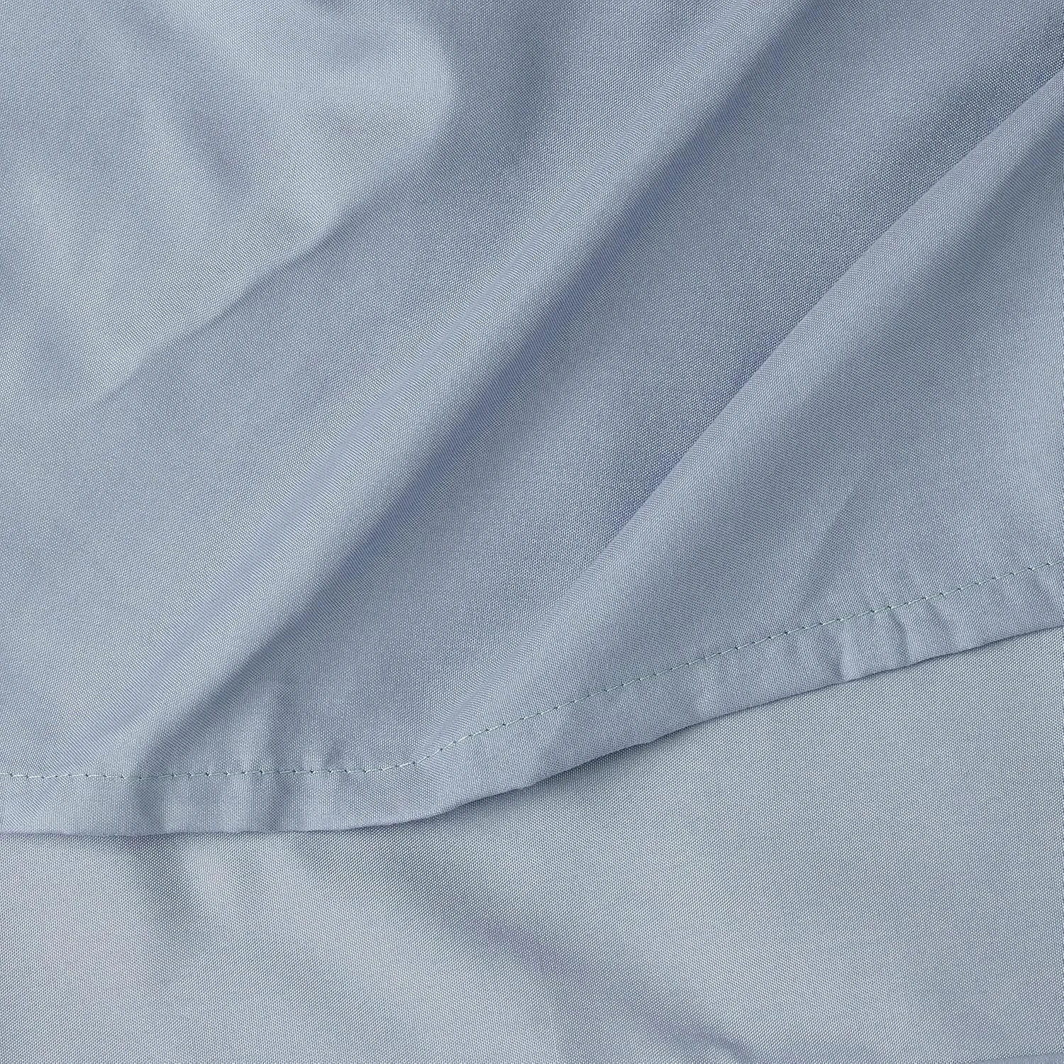 ملحفه تخت خواب یک تکه پنبه ای خاکستری کینگ، میکروفایبر نرم، سبک وزن، مناسب اتاق خواب هتل، بسیار تنفس پذیر، لوازم جانبی ملحفه تخت، قابل شستشو در ماشین لباسشویی، 240x260 سانتی متر