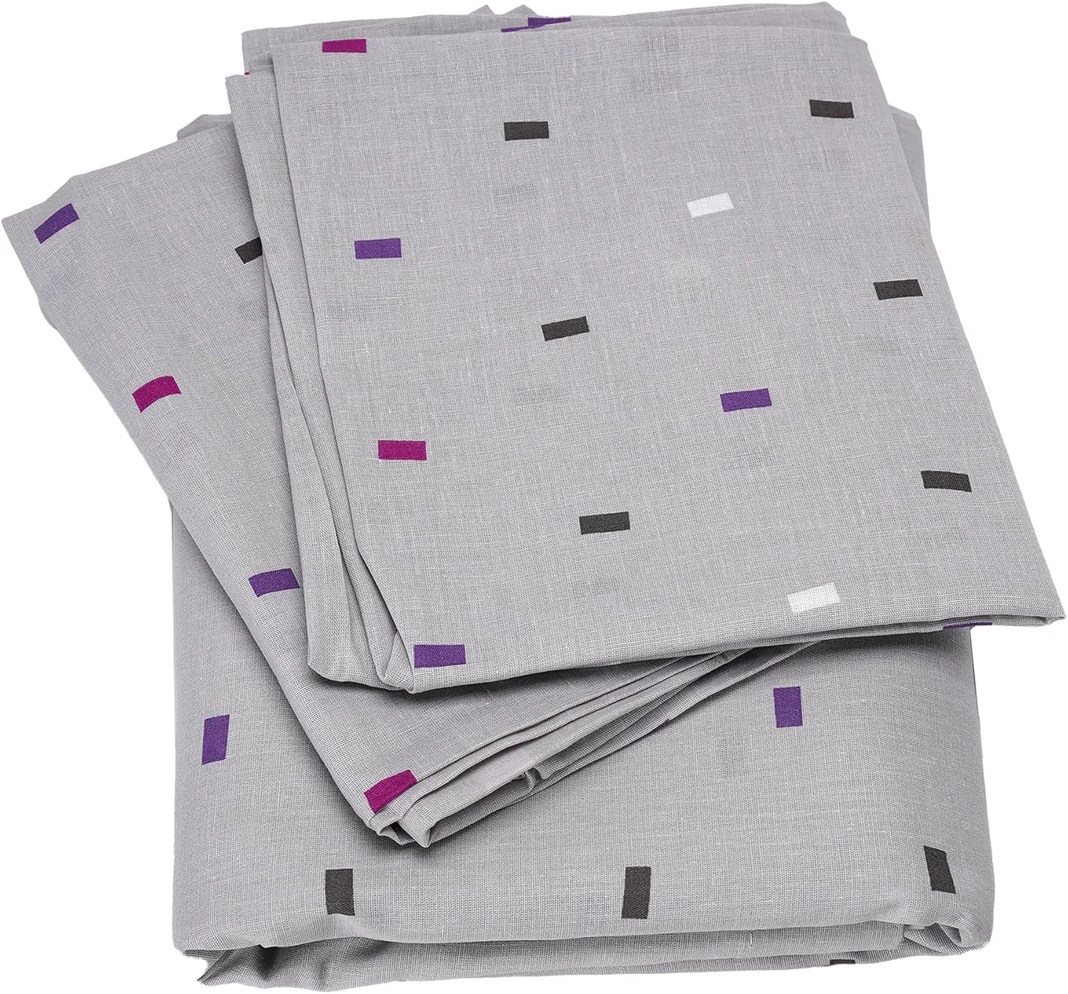 ست ملحفه تخت خواب پنبه ای، سایز کوئین، 3 تکه، طرح راه راه خاکستری و سفید، 200 نخ ست ملحفه تخت خواب پنبه ای، سایز کوئین، 3 تکه، طرح راه راه خاکستری و سفید، 200 نخ