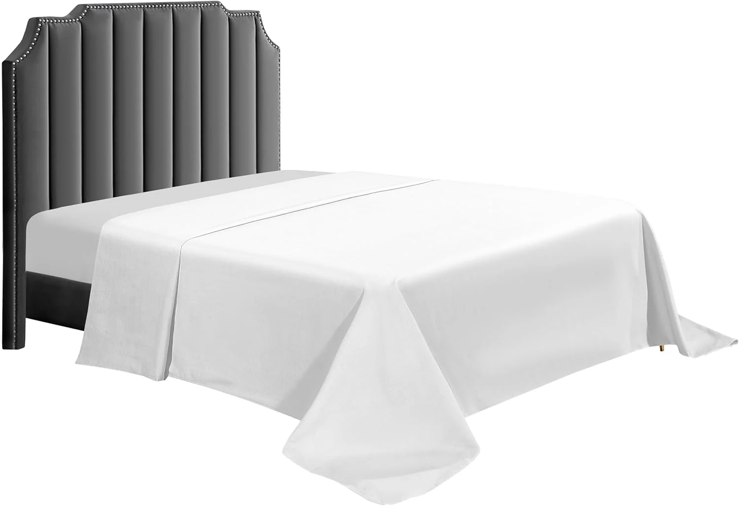 ملحفه تخت تخت خواب پنبه ای مصری ممتاز مجموعه هلال، روکش تشک فوق العاده نرم با تراکم بافت 300، ملحفه تخت خواب آسان، ملحفه های تخت خواب فوق العاده قابل تنفس (سفید، دو نفره/کامل) ملحفه تخت تخت خواب پنبه ای مصری ممتاز مجموعه هلال، روکش تشک فوق العاده نرم با تراکم بافت 300، ملحفه تخت خواب آسان، ملحفه های تخت خواب فوق العاده قابل تنفس (سفید، دو نفره/کامل)