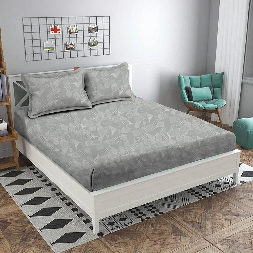 ست ملحفه کش دار یک نفره دانوب هوم مدل آلبانی، خاکستری راه راه، 120X200+30 سانتی متر / 50X75+15 سانتی متر، 80% پنبه، 20% لایوسل، مناسب اتاق خواب ست ملحفه کش دار یک نفره دانوب هوم مدل آلبانی، خاکستری راه راه، 120X200+30 سانتی متر / 50X75+15 سانتی متر، 80% پنبه، 20% لایوسل، مناسب اتاق خواب