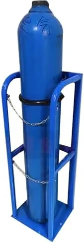 نگهدارنده مخزن اکسیژن، پایه نگهدارنده کپسول/سیلندر اکسیژن، قفسه سازمان دهنده سیلندر گاز سنگین، برای نگهداری مخزن اکسیژن/مخزن پروپان/سیلندر Co2/مخزن نیتروژن (# 24cm/9
