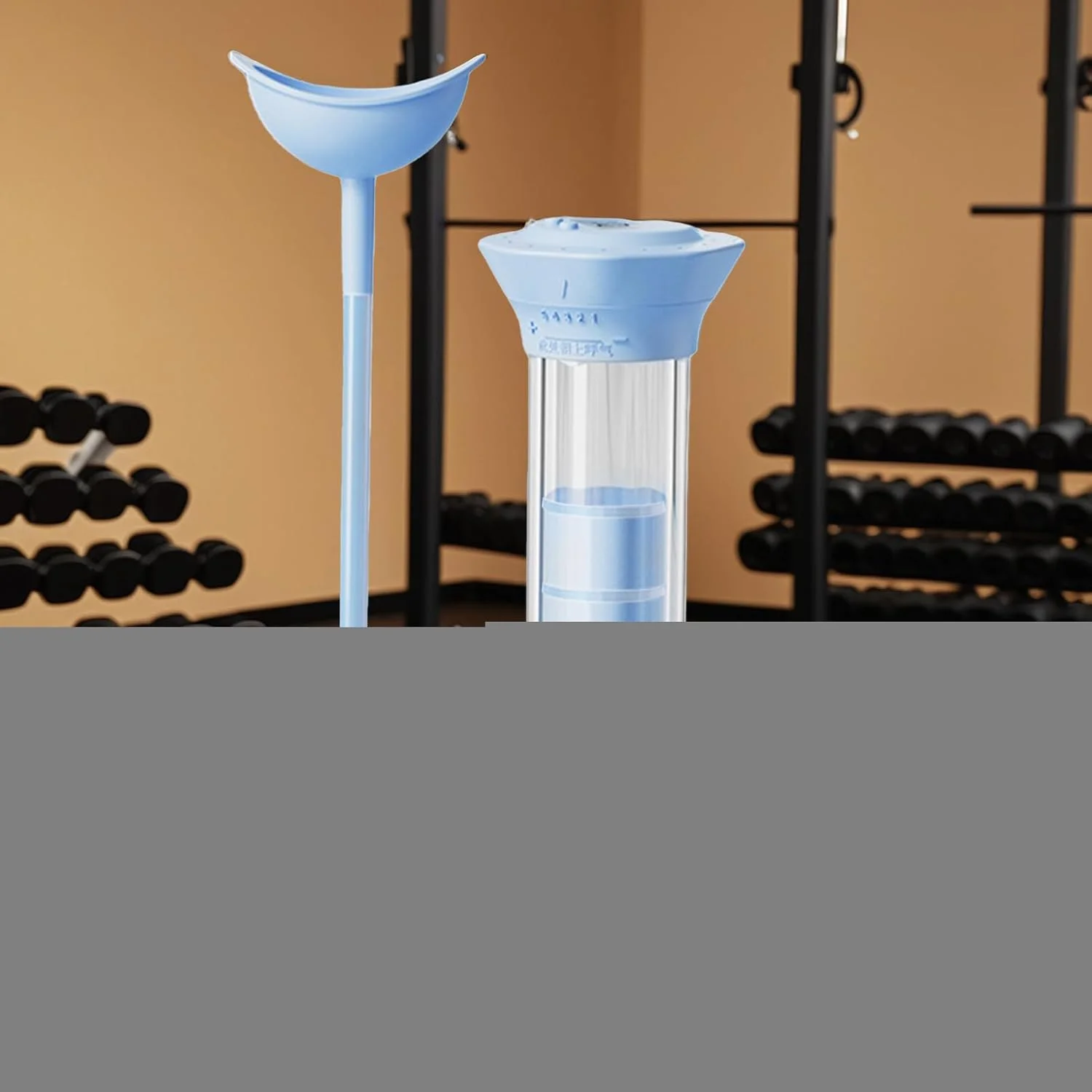 دمبل تنفسی قابل حمل - دمبل تنفسی با نمایشگر دیجیتال - تجهیزات ورزشی برای شنا، غواصی، باشگاه، خانه، آواز خواندن، رقص، ورزش و فعالیت های خارج از منزل