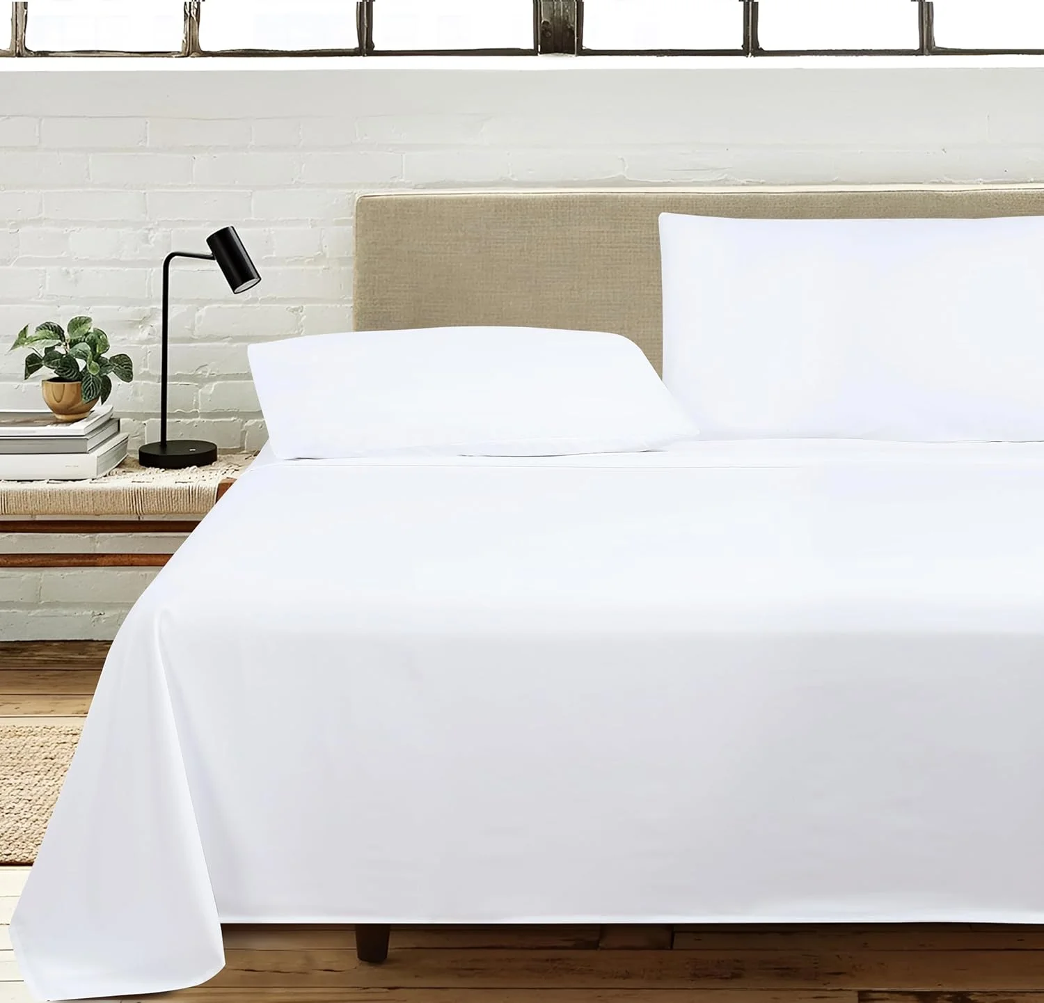 با ست ملحفه تخت لوکس ما، خواب خود را ارتقا دهید. این ملحفه ها برای نرمی و تنفس پذیری فوق العاده طراحی شده اند. ساخته شده از پارچه درجه یک، شامل ملحفه های تخت و روبالشی. (سفید، 240x260 سانتی متر) با ست ملحفه تخت لوکس ما، خواب خود را ارتقا دهید. این ملحفه ها برای نرمی و تنفس پذیری فوق العاده طراحی شده اند. ساخته شده از پارچه درجه یک، شامل ملحفه های تخت و روبالشی. (سفید، 240x260 سانتی متر)