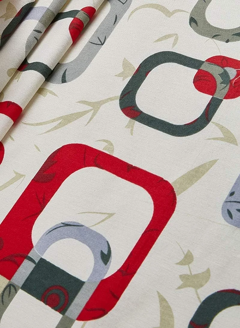 ست ملحفه پنبه ای طرح الماس آبی با تراکم بافت 180 | سایز کوئین (1 ملحفه کش دار + 2 روبالشی) | 3 تکه | 180x200x25 سانتی متر