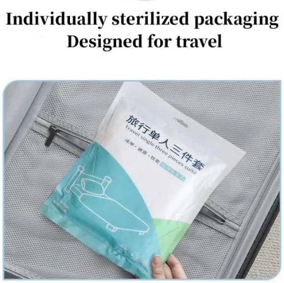 ست ملحفه یکبار مصرف مسافرتی، ست ملافه یکبار مصرف قابل حمل با ملحفه 240*220، روکش لحاف 240*220، روبالشی 80*60*2 مناسب هتل، بیمارستان و مسافرت. (3 ست 4 تکه ای) ست ملحفه یکبار مصرف مسافرتی، ست ملافه یکبار مصرف قابل حمل با ملحفه 240*220، روکش لحاف 240*220، روبالشی 80*60*2 مناسب هتل، بیمارستان و مسافرت. (3 ست 4 تکه ای)