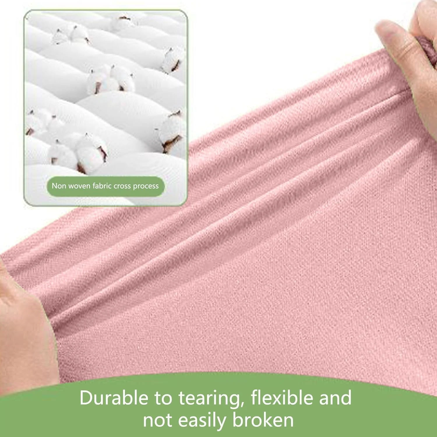 ملحفه یکبار مصرف مسافرتی، ملحفه یکبار مصرف سایز بزرگ، ست ملحفه یکبار مصرف با روکش لحاف و روبالشی مناسب برای ملزومات سفر کاری هتل (4 تکه) (صورتی)