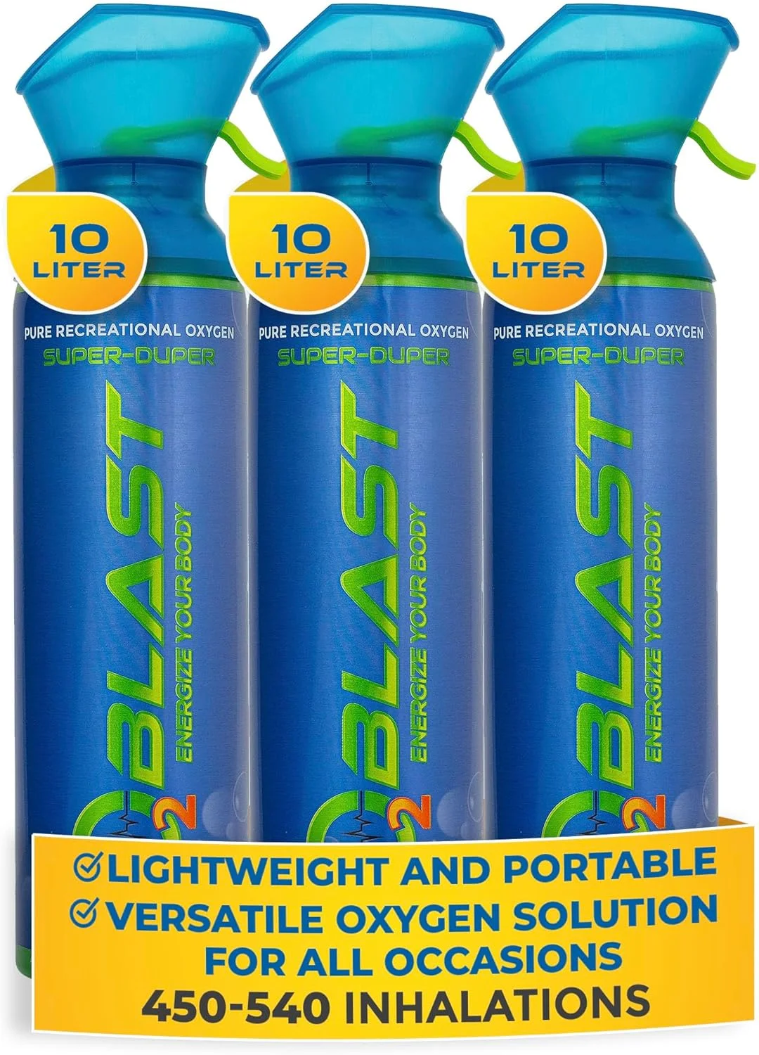 مکمل اکسیژن خالص O2 Blast، قوطی قابل حمل 10 لیتری با ماسک تنفسی سفارشی برای پشتیبانی تنفسی، افزایش سطح اکسیژن و کاهش زمان ریکاوری، برای ارتفاعات بالا و ریکاوری ورزشی (3 عدد) مکمل اکسیژن خالص O2 Blast، قوطی قابل حمل 10 لیتری با ماسک تنفسی سفارشی برای پشتیبانی تنفسی، افزایش سطح اکسیژن و کاهش زمان ریکاوری، برای ارتفاعات بالا و ریکاوری ورزشی (3 عدد)