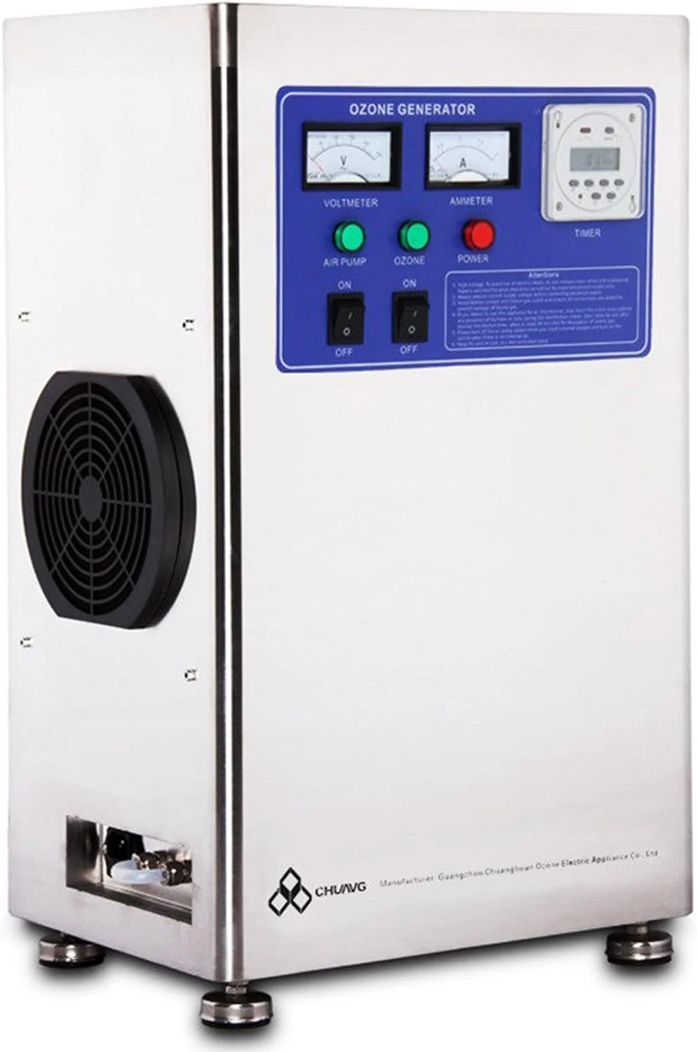 دستگاه ازن ساز TTGLRT، ضدعفونی کننده هوا و آب، قابل نصب روی دیوار، 3G/H، 6G/H، 12G/H