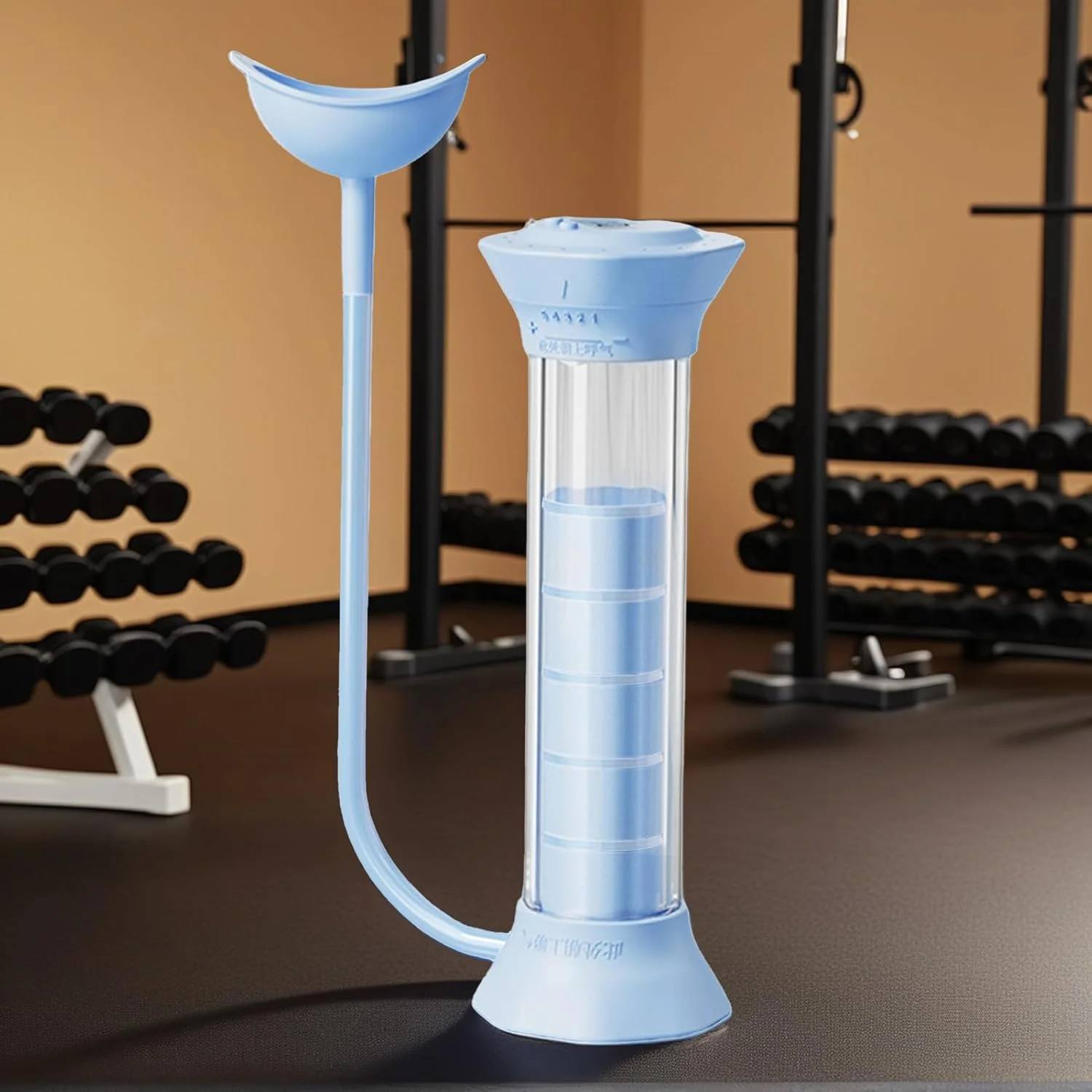 تمرین دهنده تنفس شکمی دمبل - دستگاه تمرین تنفس شکمی دمبل، دستگاه تمرین برای ورزش های کاردیو، رقص، فضای باز، دویدن، آواز خواندن، غواصی و تناسب اندام در باشگاه خانگی