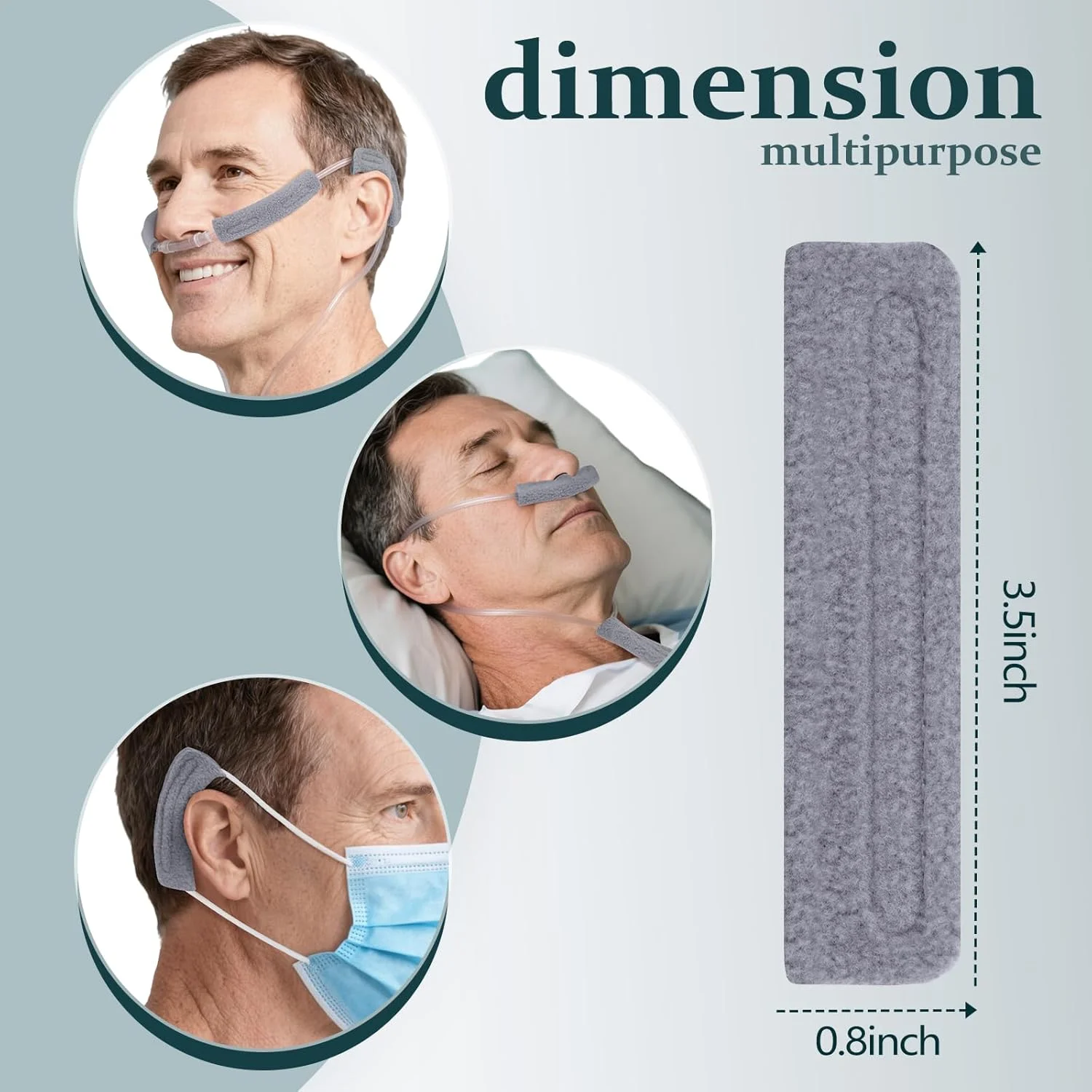 هدبند و محافظ گوش برای لوله اکسیژن، بالشتک صورت برای کاربران لوله اکسیژن قابل حمل، لوازم جانبی لوله اکسیژن برای تسکین درد گوش و گونه، 6 عددی هدبند و محافظ گوش برای لوله اکسیژن، بالشتک صورت برای کاربران لوله اکسیژن قابل حمل، لوازم جانبی لوله اکسیژن برای تسکین درد گوش و گونه، 6 عددی