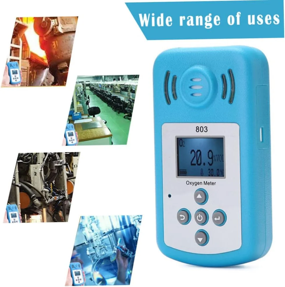 دستگاه سنجش میزان اکسیژن Kxl803 با آلارم صوتی، نوری و لرزشی، نمایشگر LCD، تستر اکسیژن قابل حمل