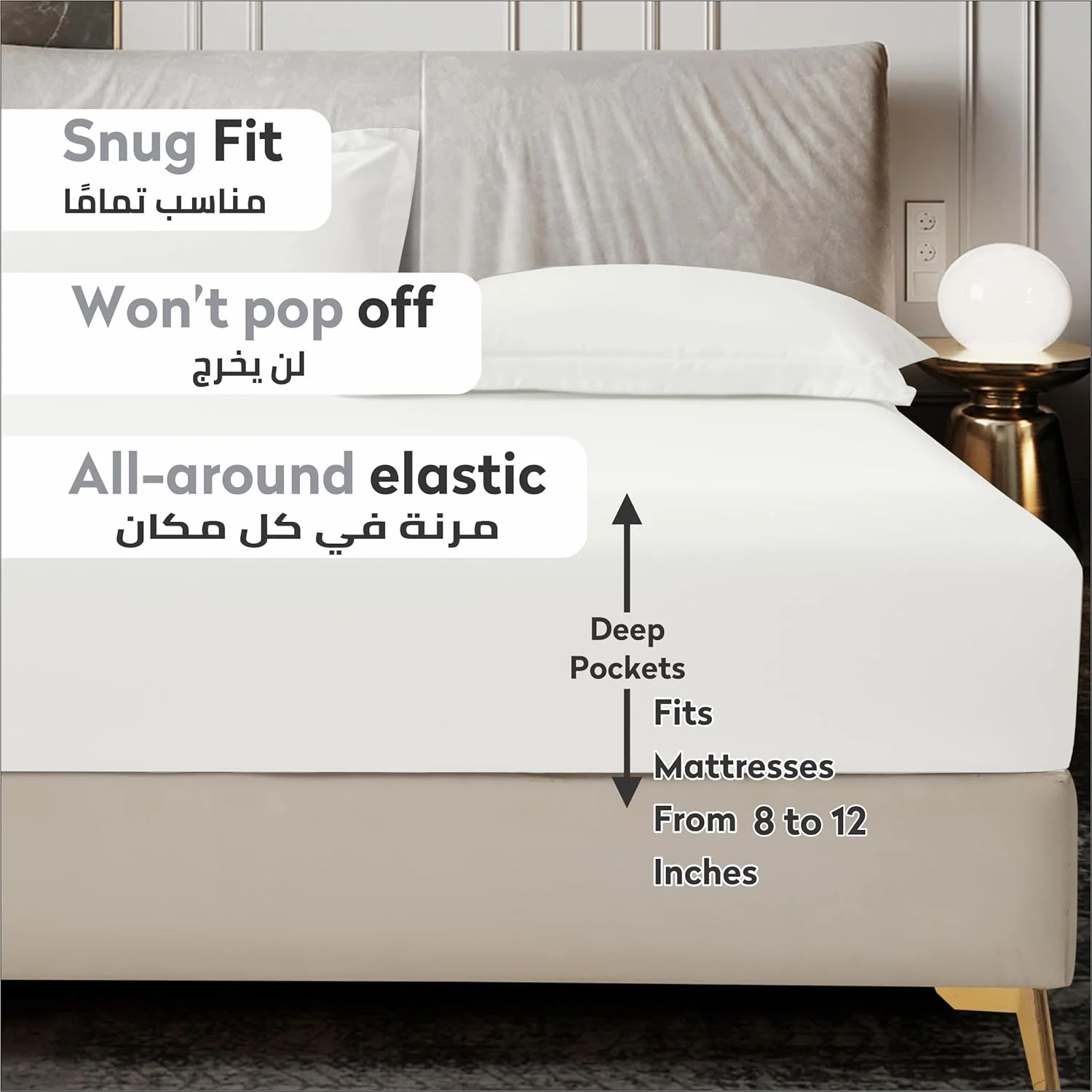 ملحفه کشدار تخت دوناتلا - مناسب برای تخت یک نفره ۹۰x۱۹۰ سانتیمتر، ۲ تکه (۱ ملحفه کشدار و ۱ روبالشتی) - جیب عمیق ۳۰ سانتیمتری - ملحفه تخت ساده ملحفه کشدار تخت دوناتلا - مناسب برای تخت یک نفره ۹۰x۱۹۰ سانتیمتر، ۲ تکه (۱ ملحفه کشدار و ۱ روبالشتی) - جیب عمیق ۳۰ سانتیمتری - ملحفه تخت ساده