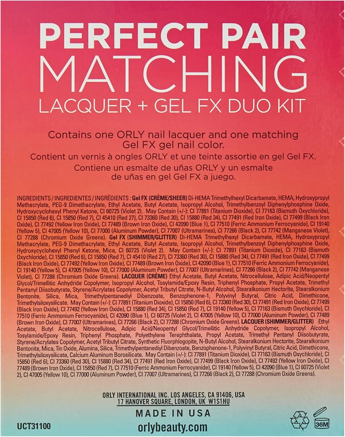 ست لاک و ژل هماهنگ اورلی، مدل لوکس ست لاک و ژل هماهنگ اورلی، مدل لوکس