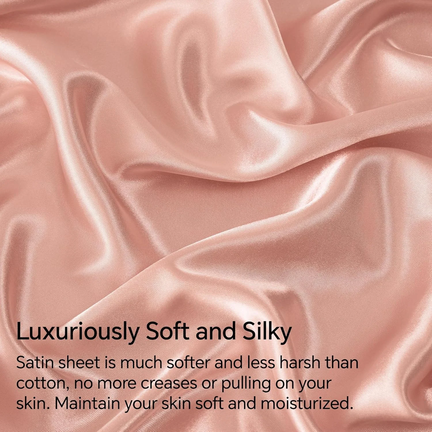 ست ملحفه کینگ سایز BEDELITE، ملحفه های ساتن مرجانی صورتی نرم و لوکس برای مو و پوست، مشابه ست ملحفه های ابریشمی 4 تکه شامل 1 ملحفه کش دار با جیب عمیق، 1 ملحفه تخت و 2 روبالشی