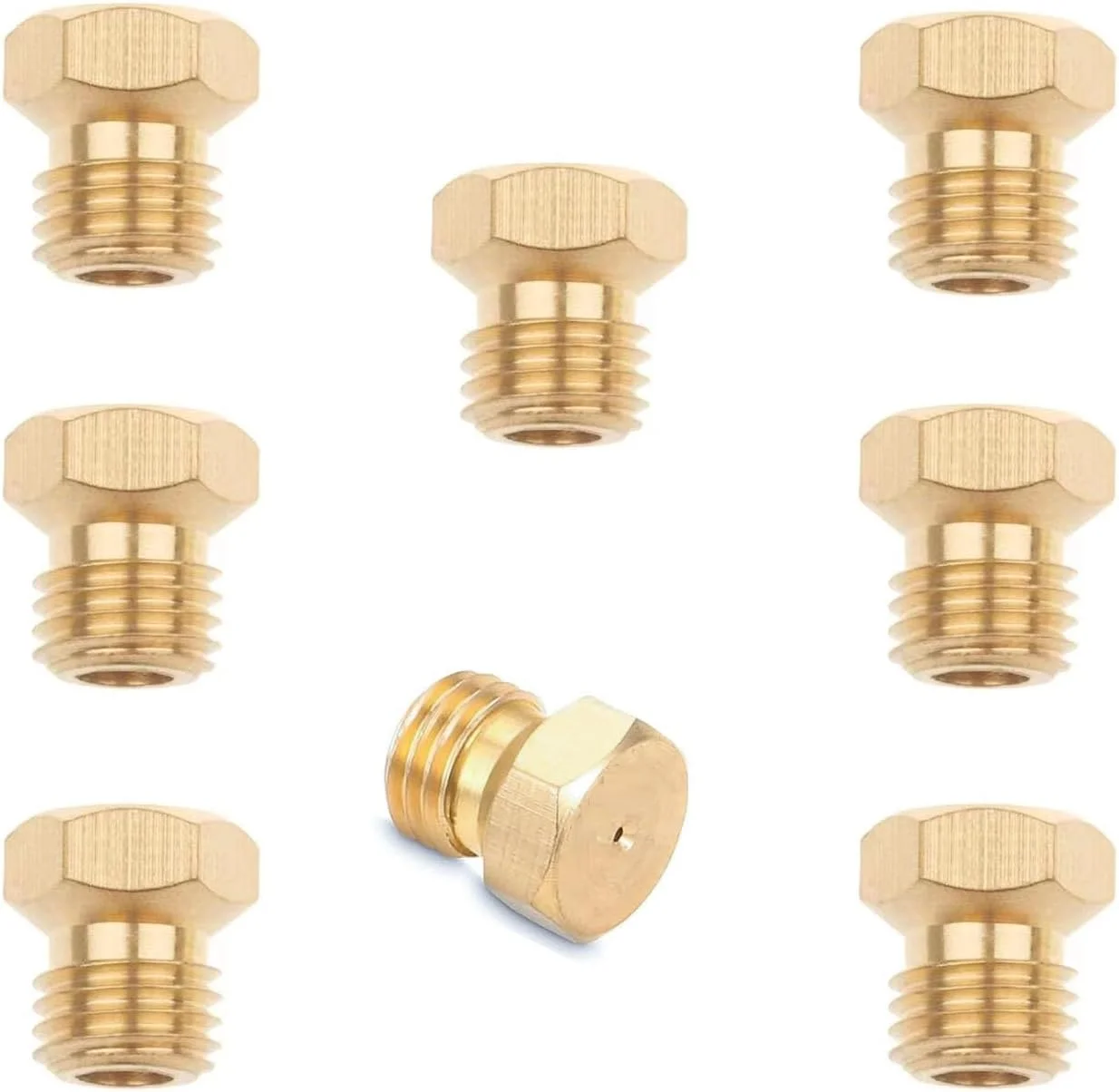 کیت تبدیل گاز مایع FOHEXIN LP. نازل جت برنجی برای پروپان LPG، مشعل DIY. تجهیزات کمپینگ اجاق گاز، 0.45 0.5 0.62 0.65 0.7 0.78 0.87 0.95 (سوراخ 0.5mm) کیت تبدیل گاز مایع FOHEXIN LP. نازل جت برنجی برای پروپان LPG، مشعل DIY. تجهیزات کمپینگ اجاق گاز، 0.45 0.5 0.62 0.65 0.7 0.78 0.87 0.95 (سوراخ 0.5mm)