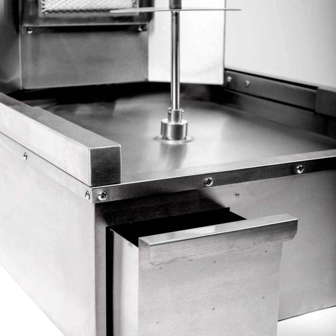 دستگاه کباب ترکی گازی اتوماتیک گریس کیچن، 4 شعله، رومیزی، تجهیزات فرآوری گوشت