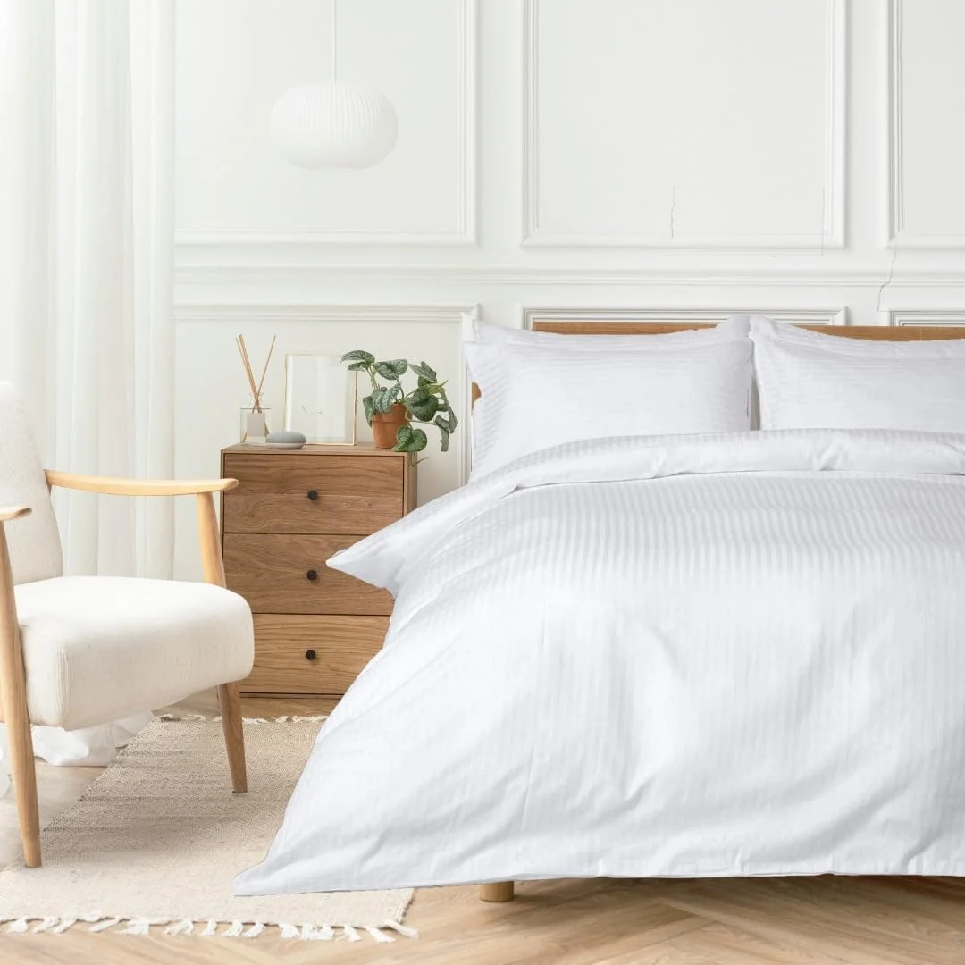 ملحفه پنبه‌ای ممتاز دریم‌زی مناسب تخت کینگ سایز به همراه 2 روبالشی | ست ملحفه تخت کینگ سایز (سفید 290x290 سانتی‌متر)