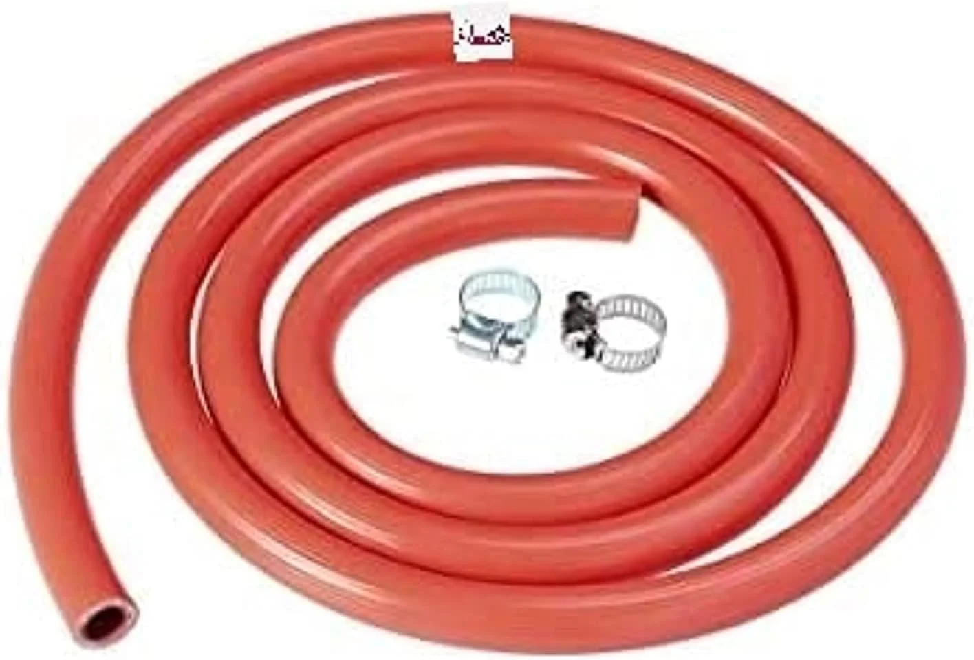 شیلنگ گاز انعطاف پذیر عباسعلی، طول 150 سانتی متر، اتصال سریع، مناسب برای گاز طبیعی و مایع، اجاق گاز، آبگرمکن، به همراه 2 اتصالات (نارنجی)