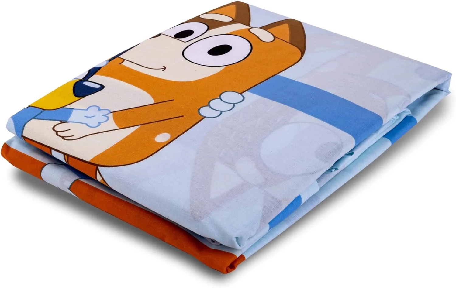 ست ملحفه یک نفره آبی Bluey، شامل ملحفه رو، ملحفه کشدار، روبالشتی، 100% پنبه، محصول رسمی ست ملحفه یک نفره آبی Bluey، شامل ملحفه رو، ملحفه کشدار، روبالشتی، 100% پنبه، محصول رسمی