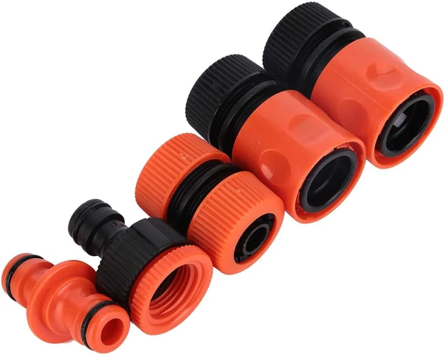 اتصال دهنده لوله آب Ejoyous، 5 عدد اتصالات شلنگ G1/2 اینچ، اتصال لوله آبیاری باغ برای لوله PVC اتصال دهنده لوله آب Ejoyous، 5 عدد اتصالات شلنگ G1/2 اینچ، اتصال لوله آبیاری باغ برای لوله PVC