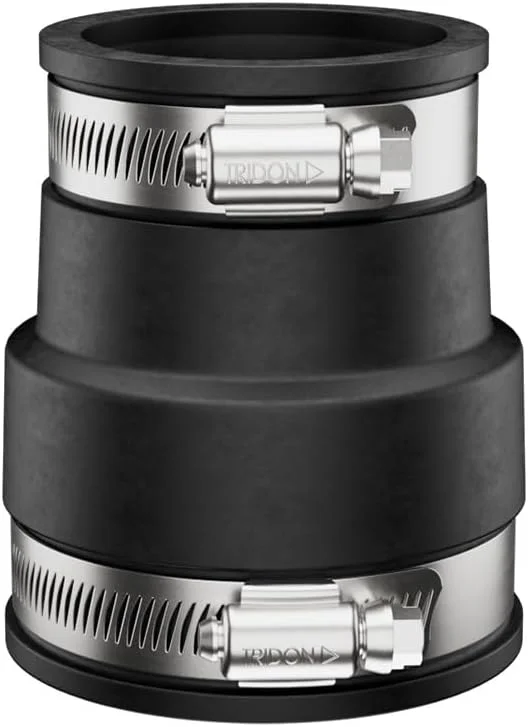 اتصال لوله پی وی سی انعطاف پذیر Fernco Inc. P1056-215 برای اتصالات لوله کشی چدن، پلاستیک یا فولاد، 2 اینچ در 1-1/2 اینچ، مشکی اتصال لوله پی وی سی انعطاف پذیر Fernco Inc. P1056-215 برای اتصالات لوله کشی چدن، پلاستیک یا فولاد، 2 اینچ در 1-1/2 اینچ، مشکی